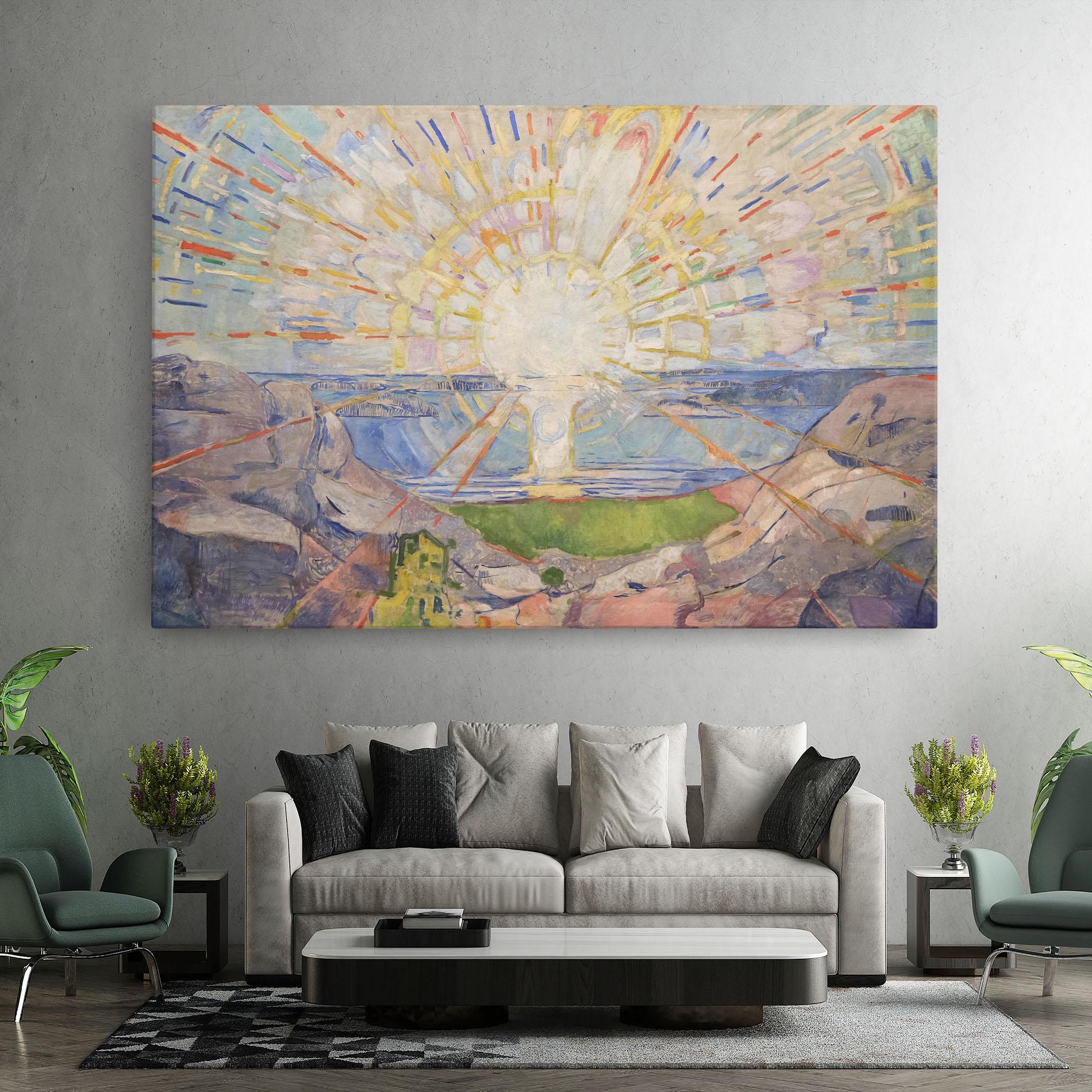 Vászonkép The Sun mockup 7