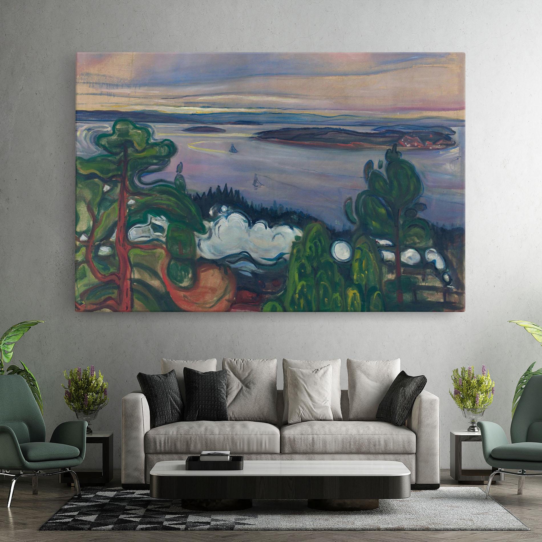 Vászonkép Train Smoke mockup 7