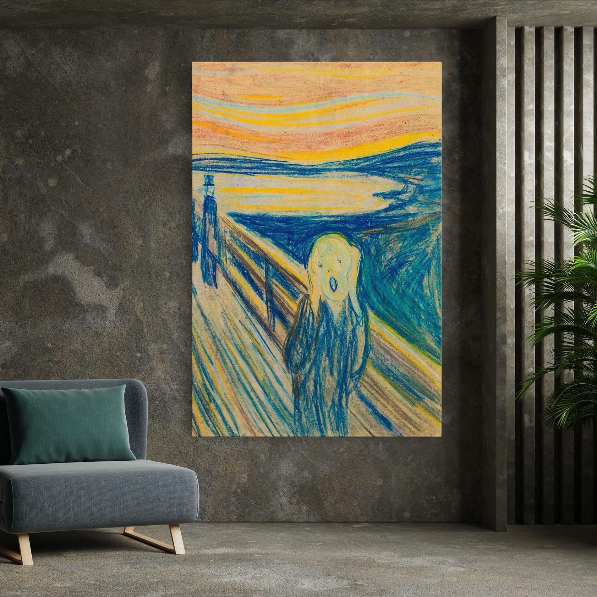 Vászonkép Skrik_1893 mockup 7