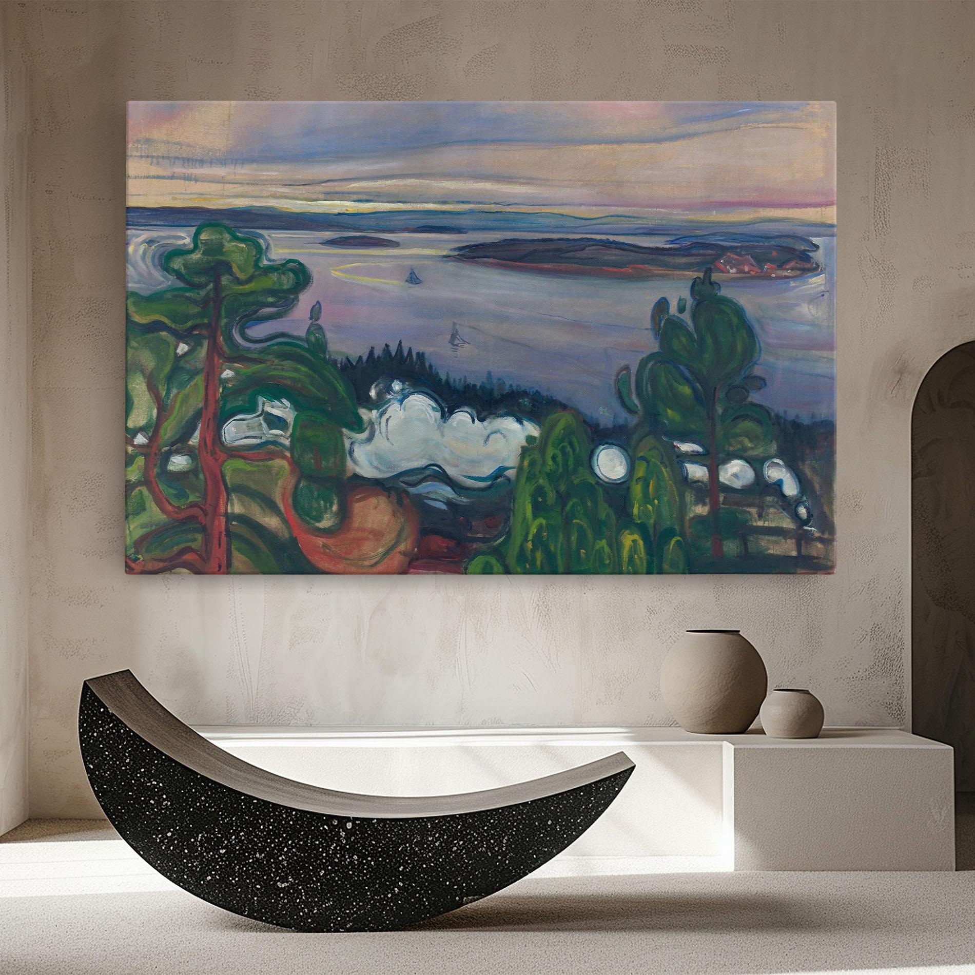 Vászonkép Train Smoke mockup 8