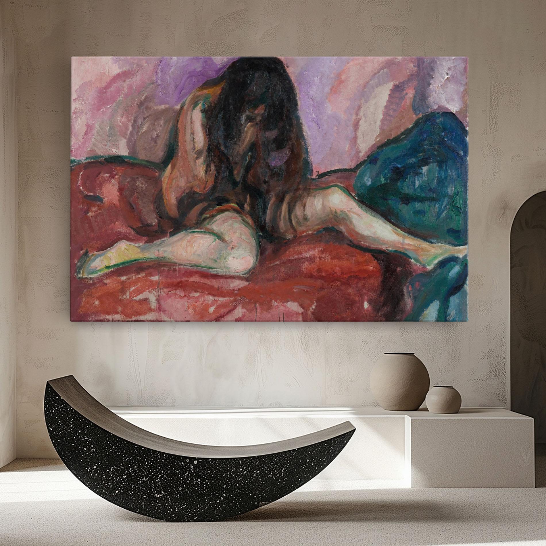 Vászonkép Weeping Nude mockup 8