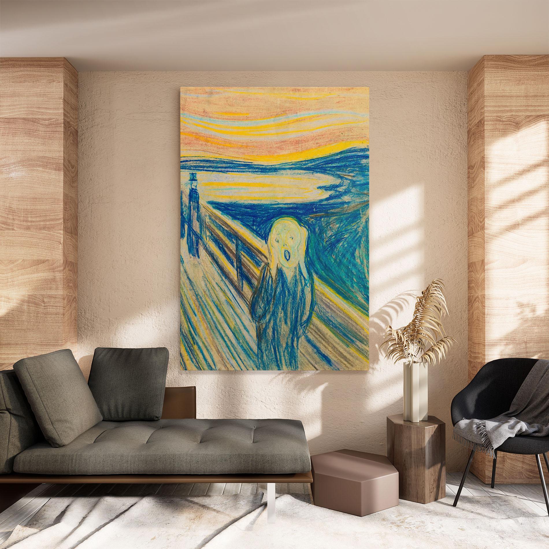 Vászonkép Skrik_1893 mockup 8