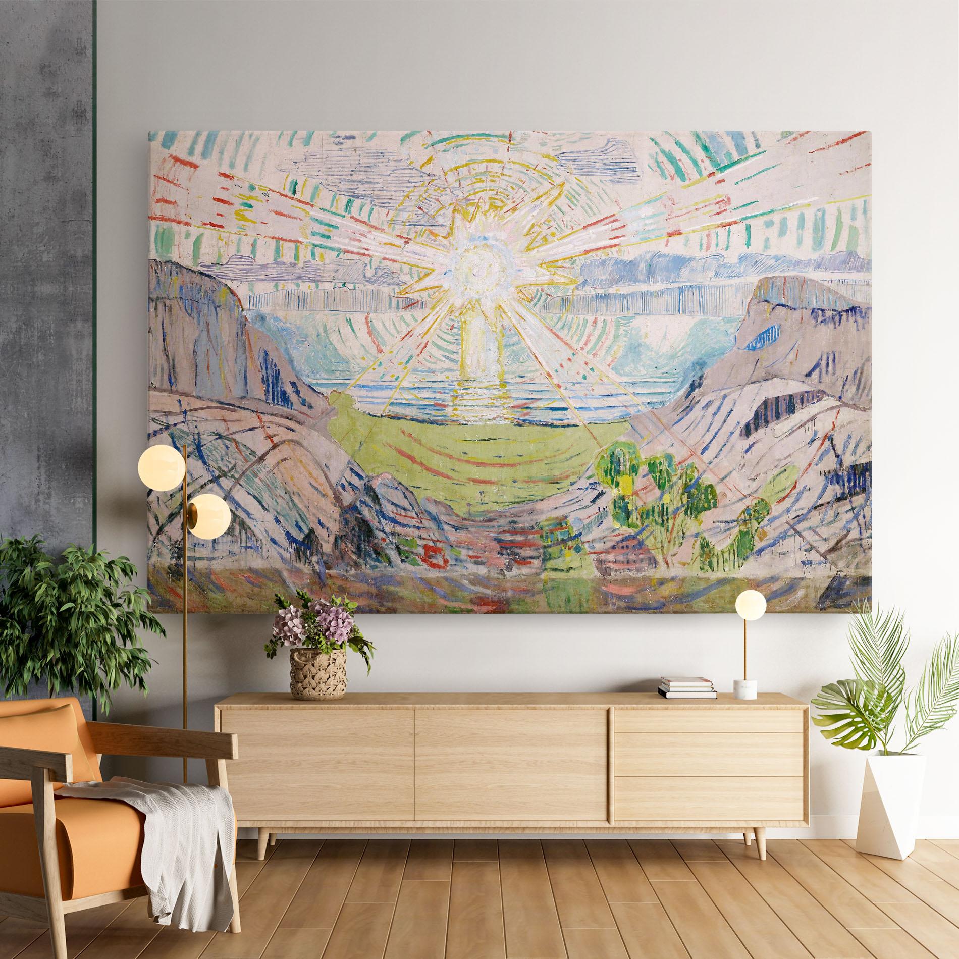 Vászonkép The Sun Art mockup 9