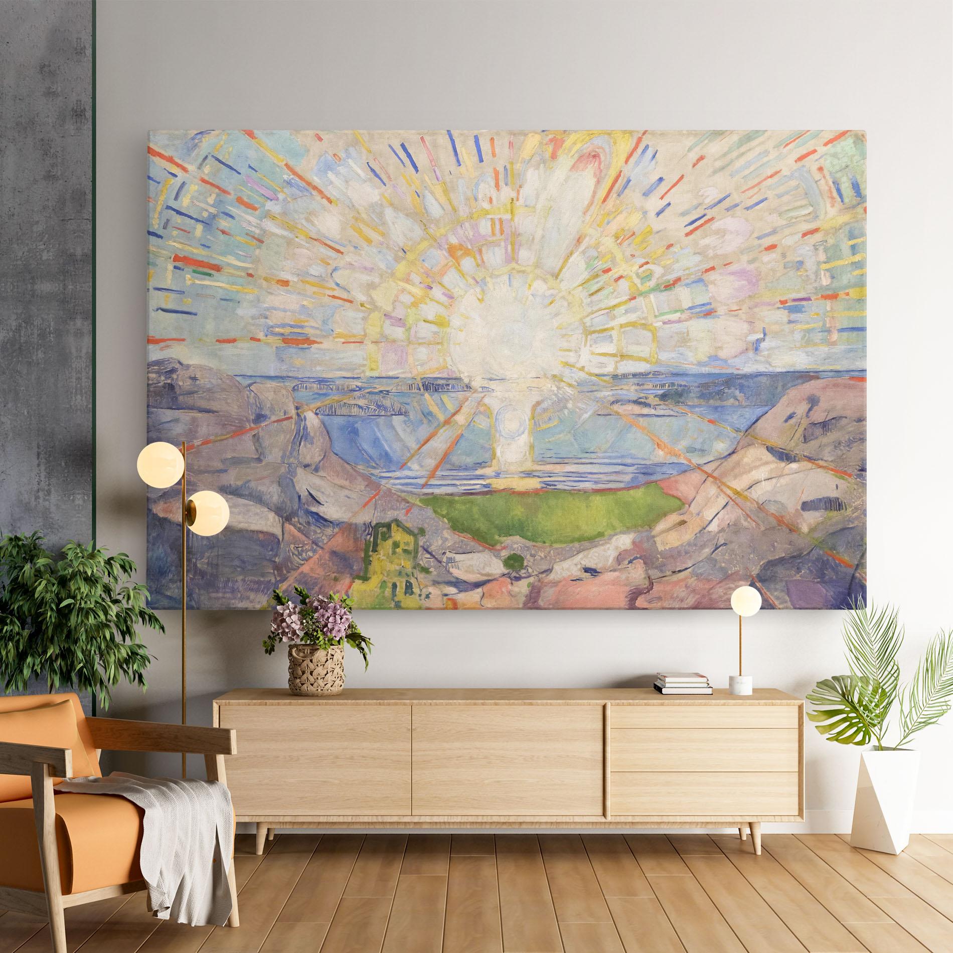 Vászonkép The Sun mockup 9