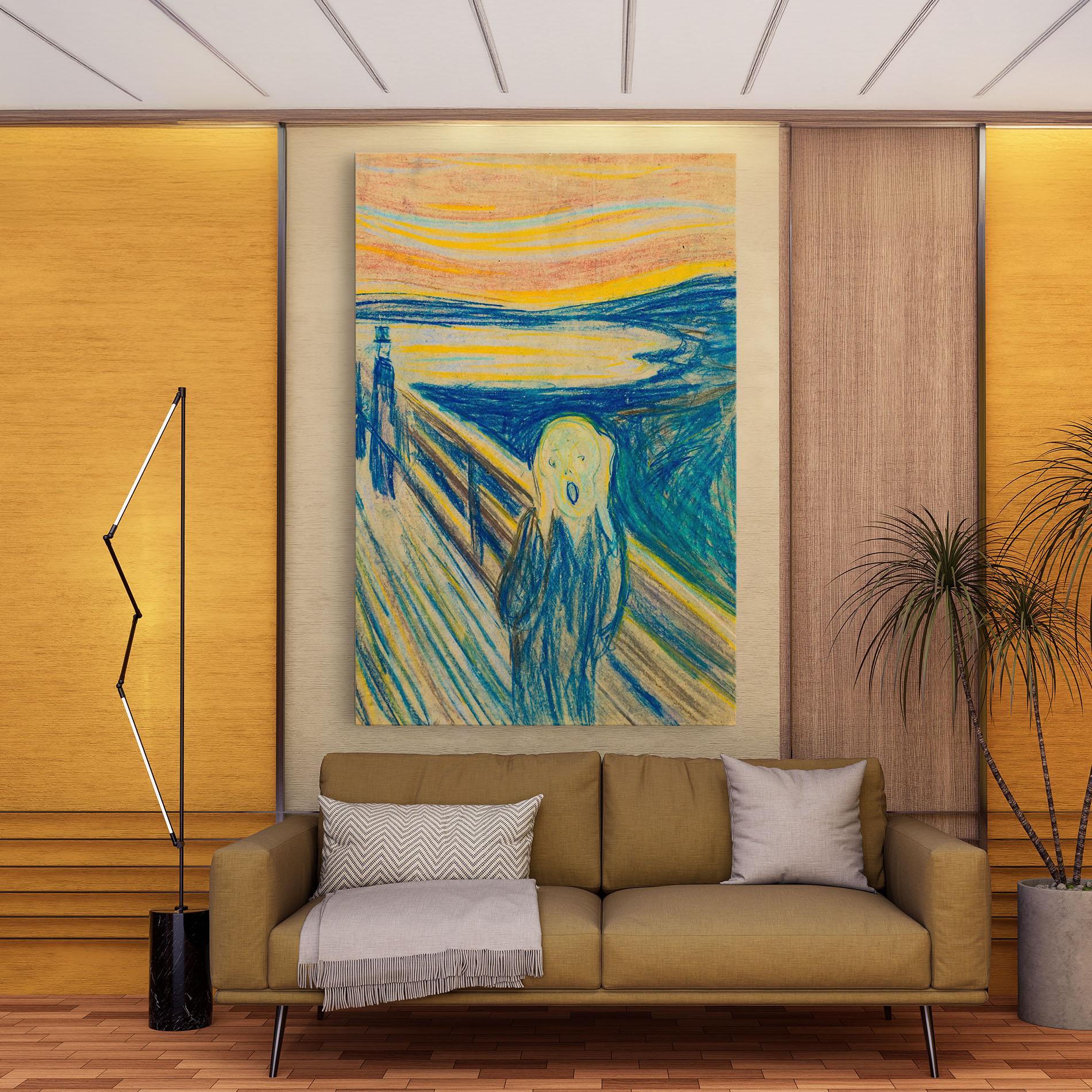 Vászonkép Skrik_1893 mockup 9