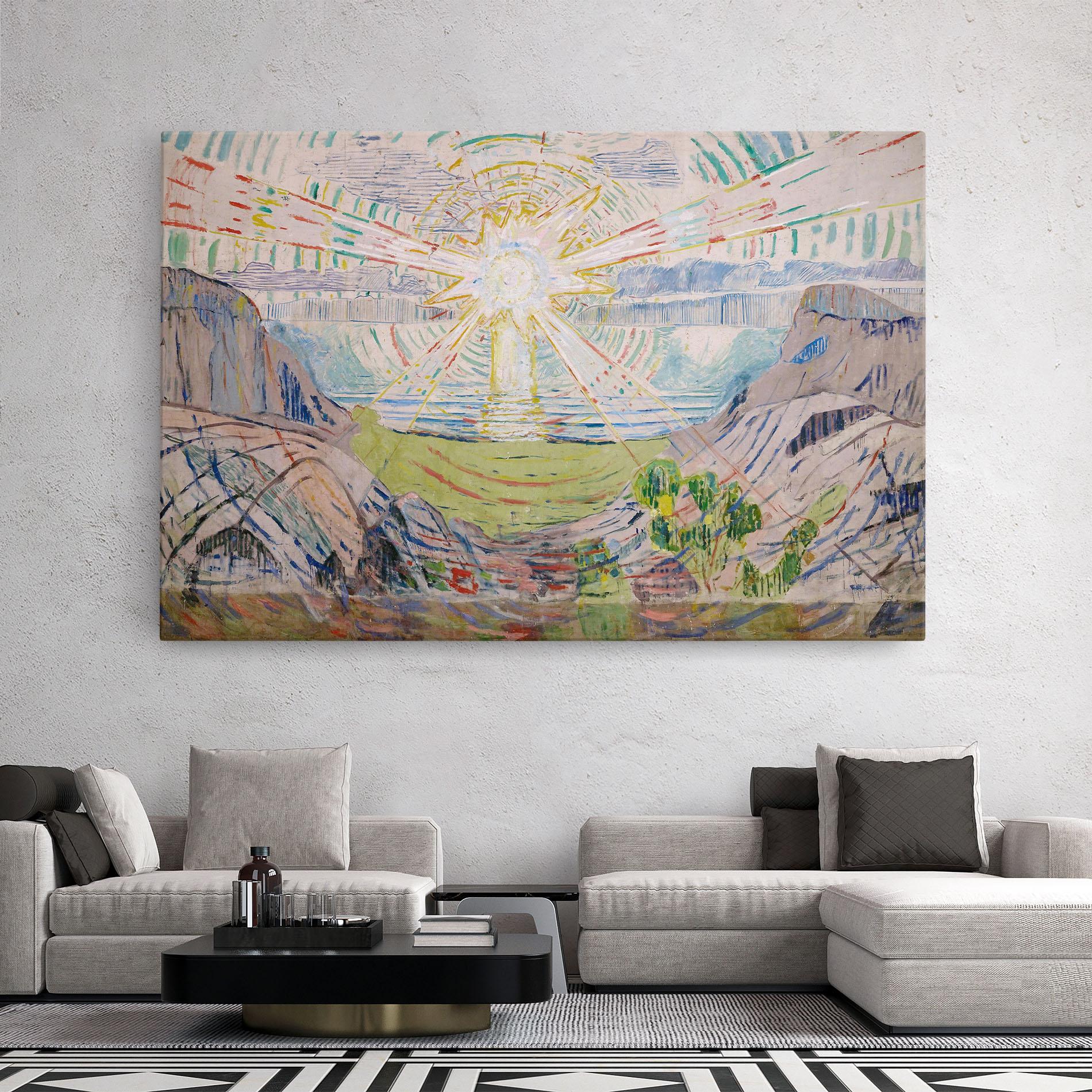 Vászonkép The Sun Art mockup 2