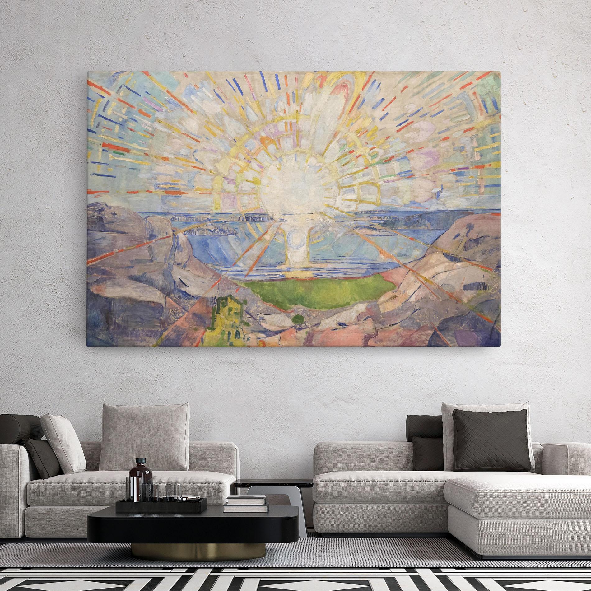 Vászonkép The Sun mockup 2