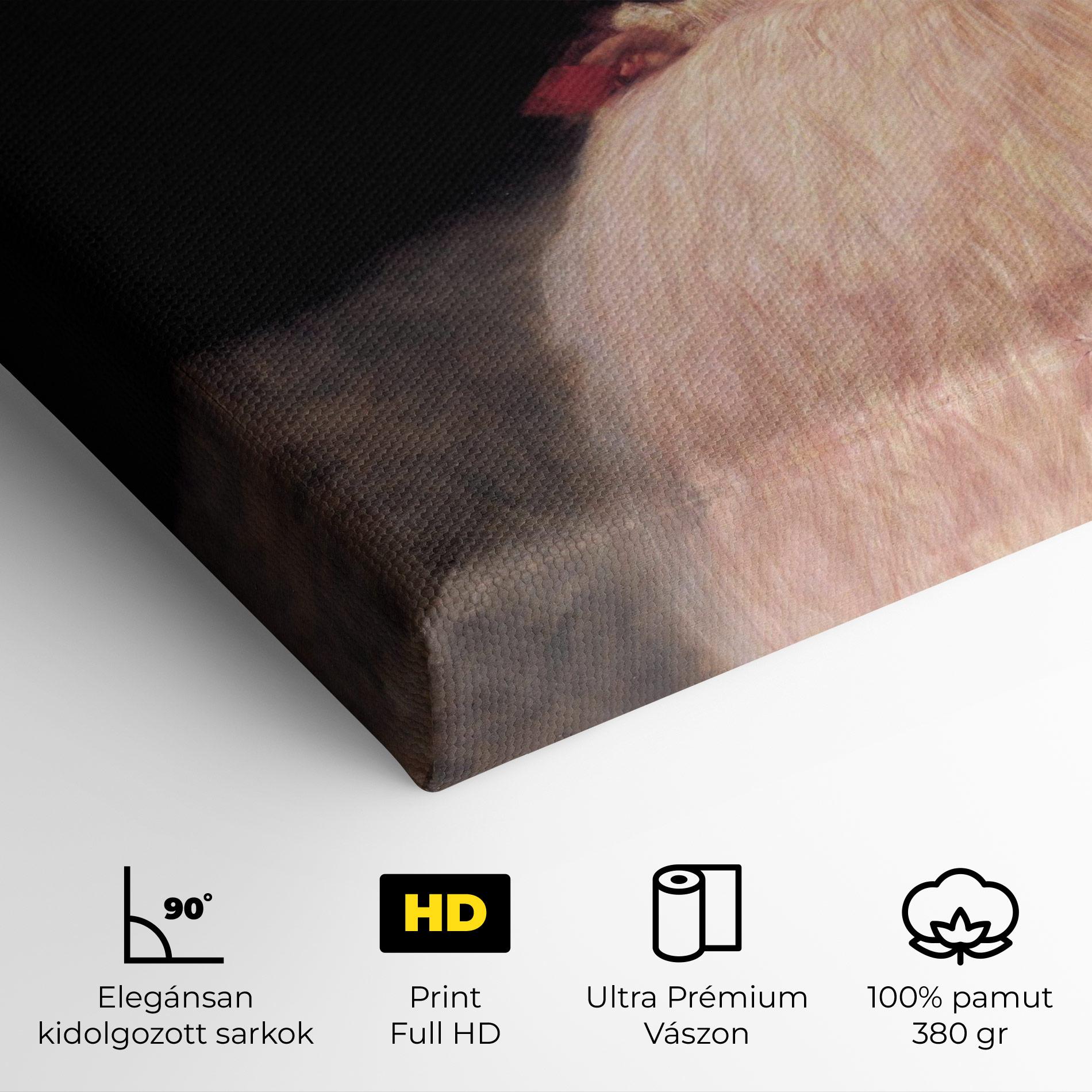 Vászonkép Gustav Klimt Pink Dress mockup 4