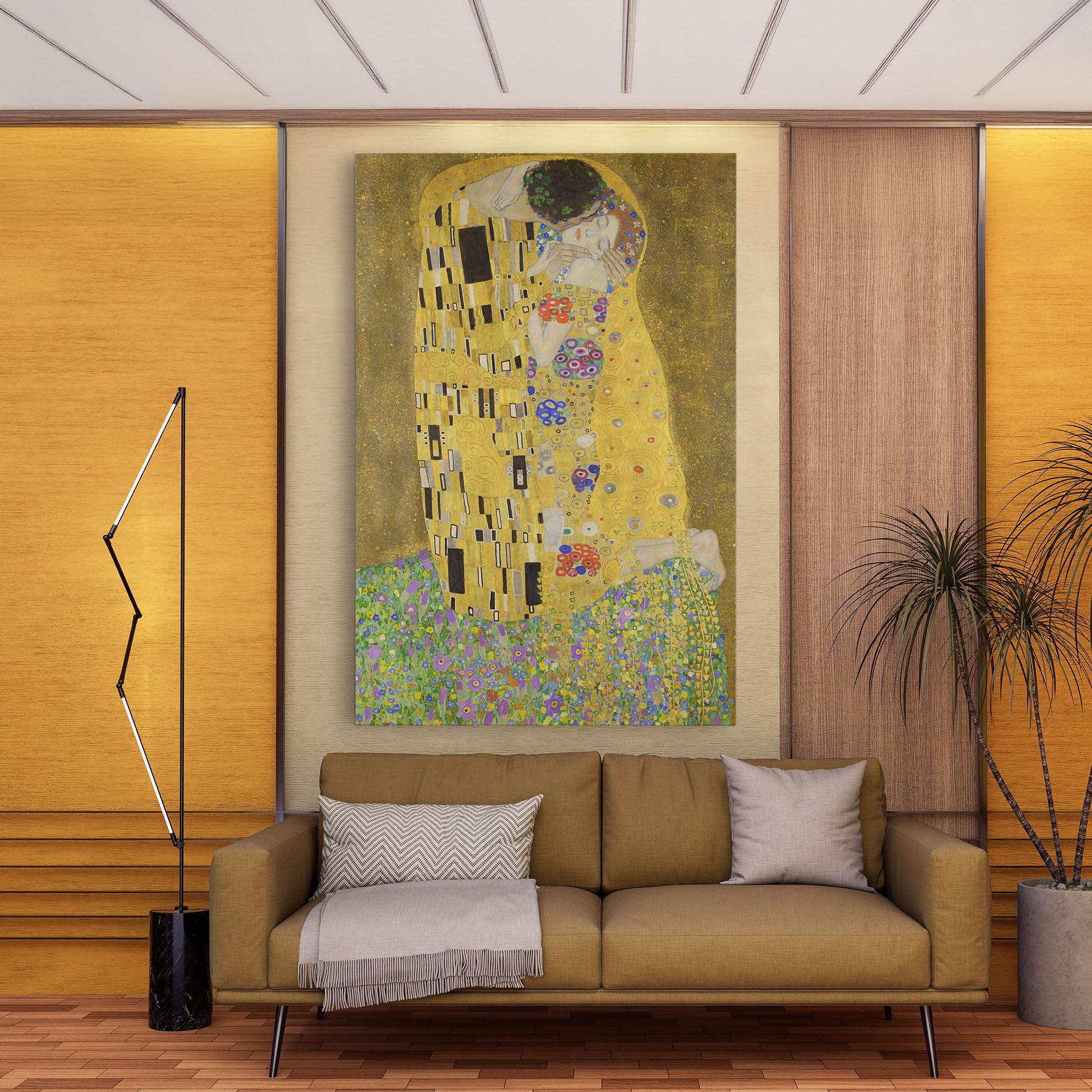 Vászonkép The Kiss mockup 9