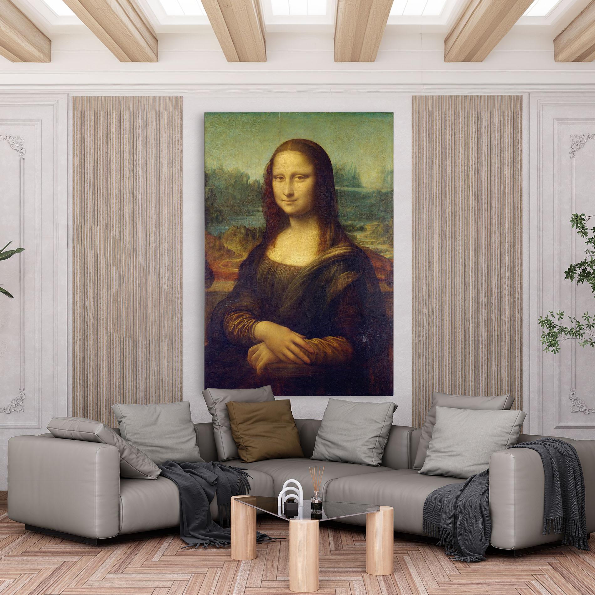 Vászonkép Gioconda By Leonardo Da Vinci mockup 6