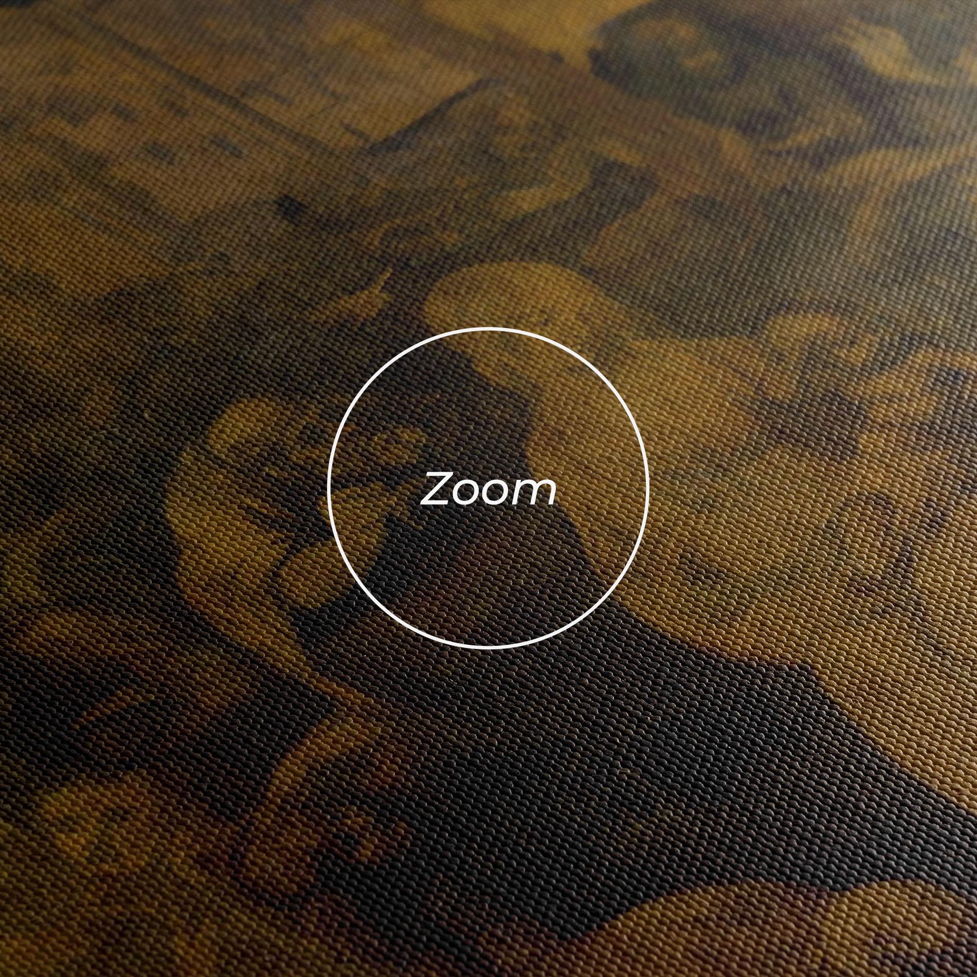 Vászonkép Leonardo Da Vinci Adorazione Dei Magi mockup 3