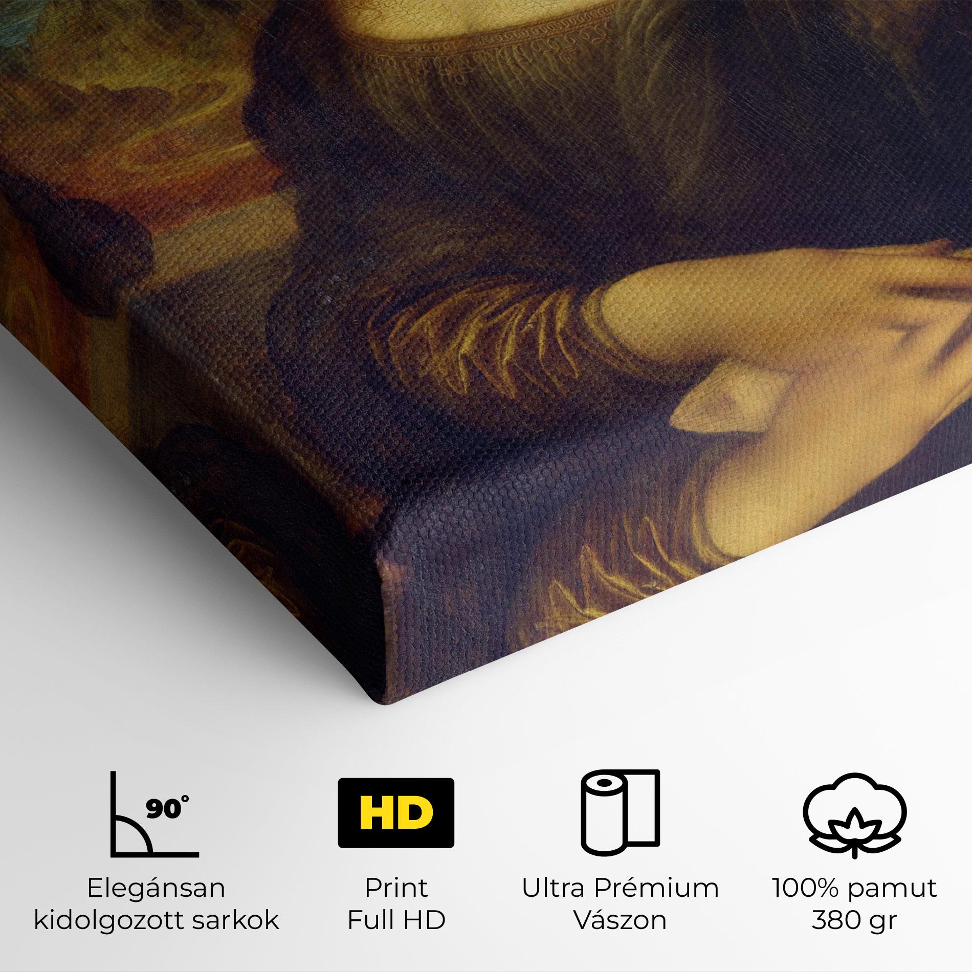 Vászonkép Gioconda By Leonardo Da Vinci mockup 4