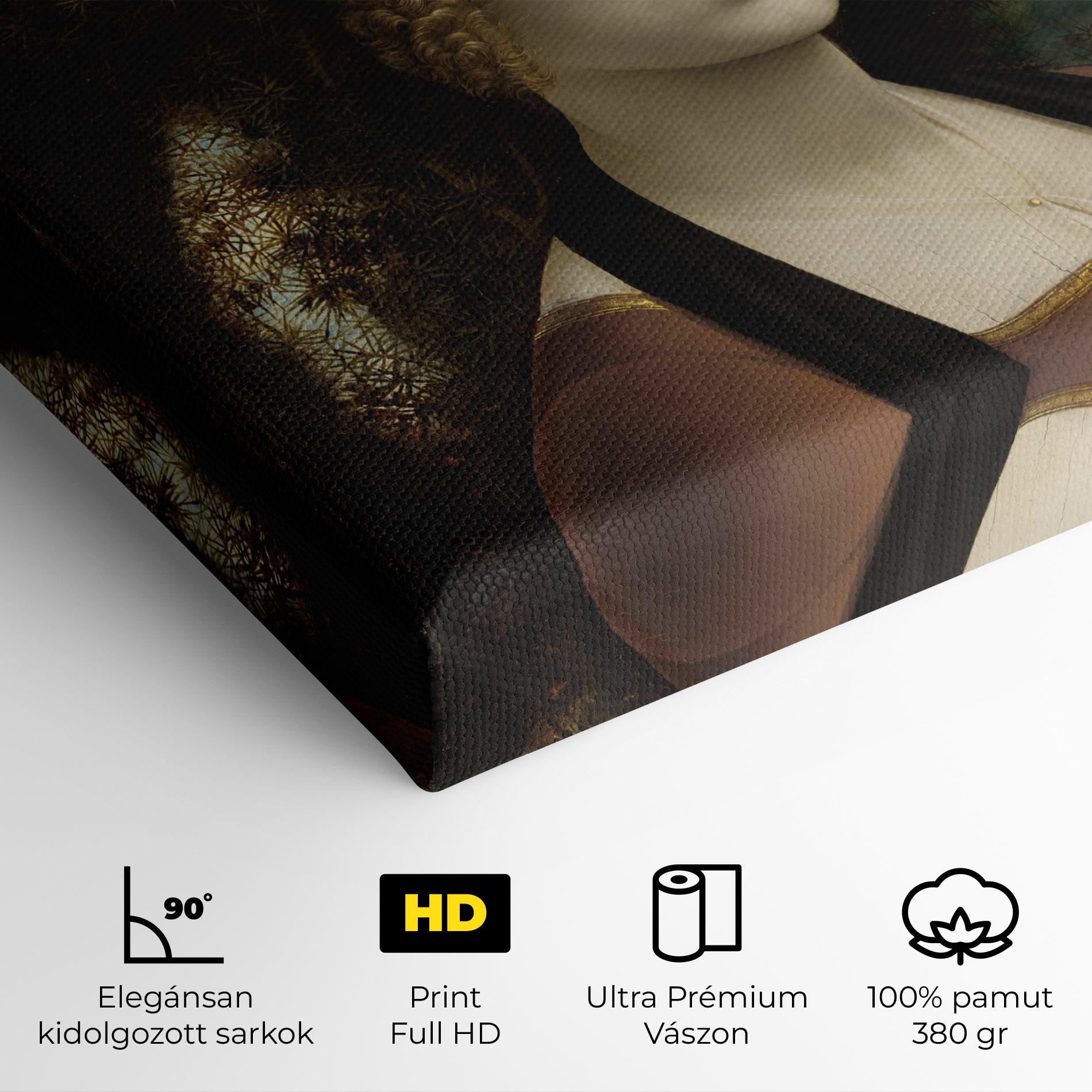 Vászonkép Leonardo Da Vinci Ginevra De Benci mockup 4