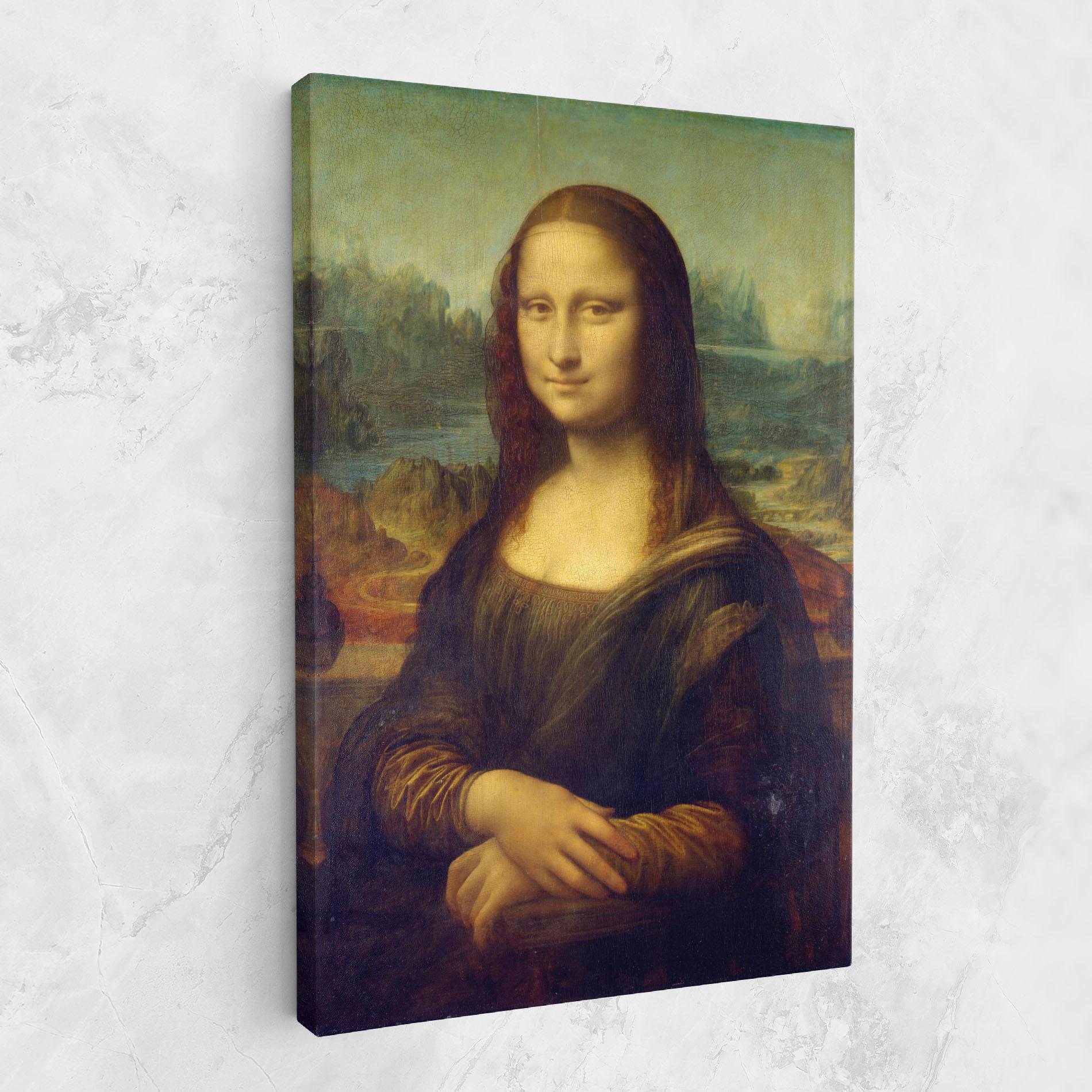 Vászonkép Gioconda By Leonardo Da Vinci mockup 1
