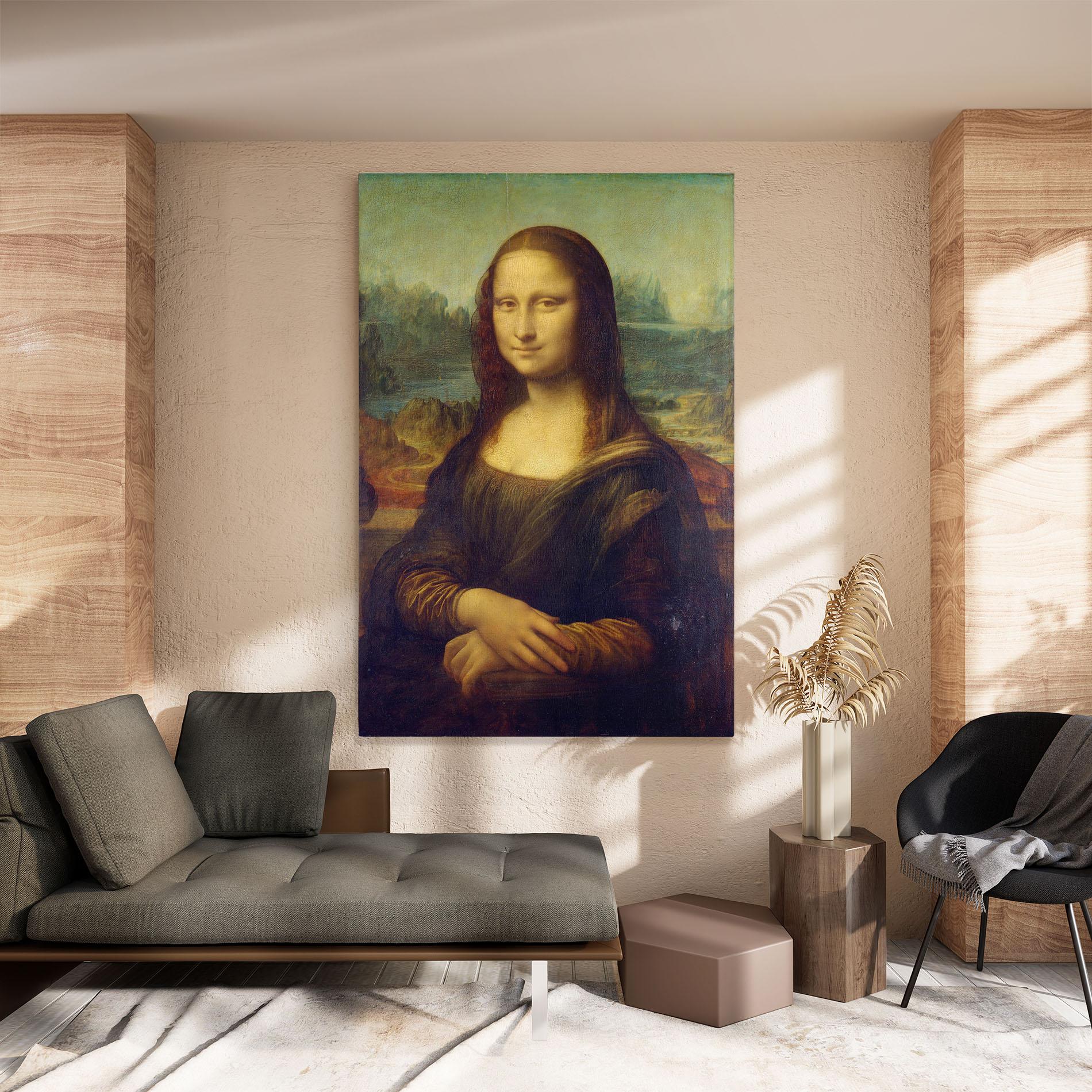 Vászonkép Gioconda By Leonardo Da Vinci mockup 8