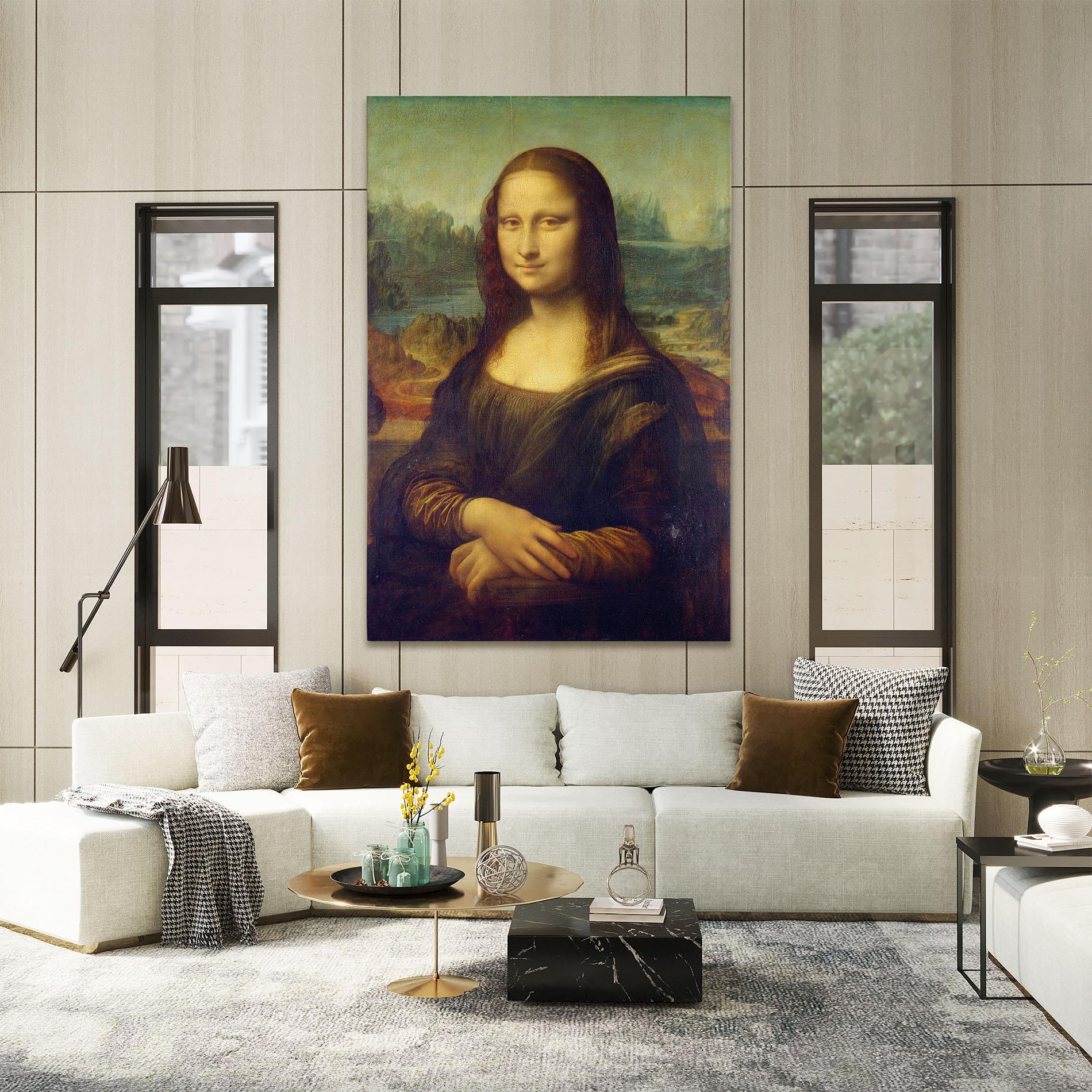 Vászonkép Gioconda By Leonardo Da Vinci mockup 2