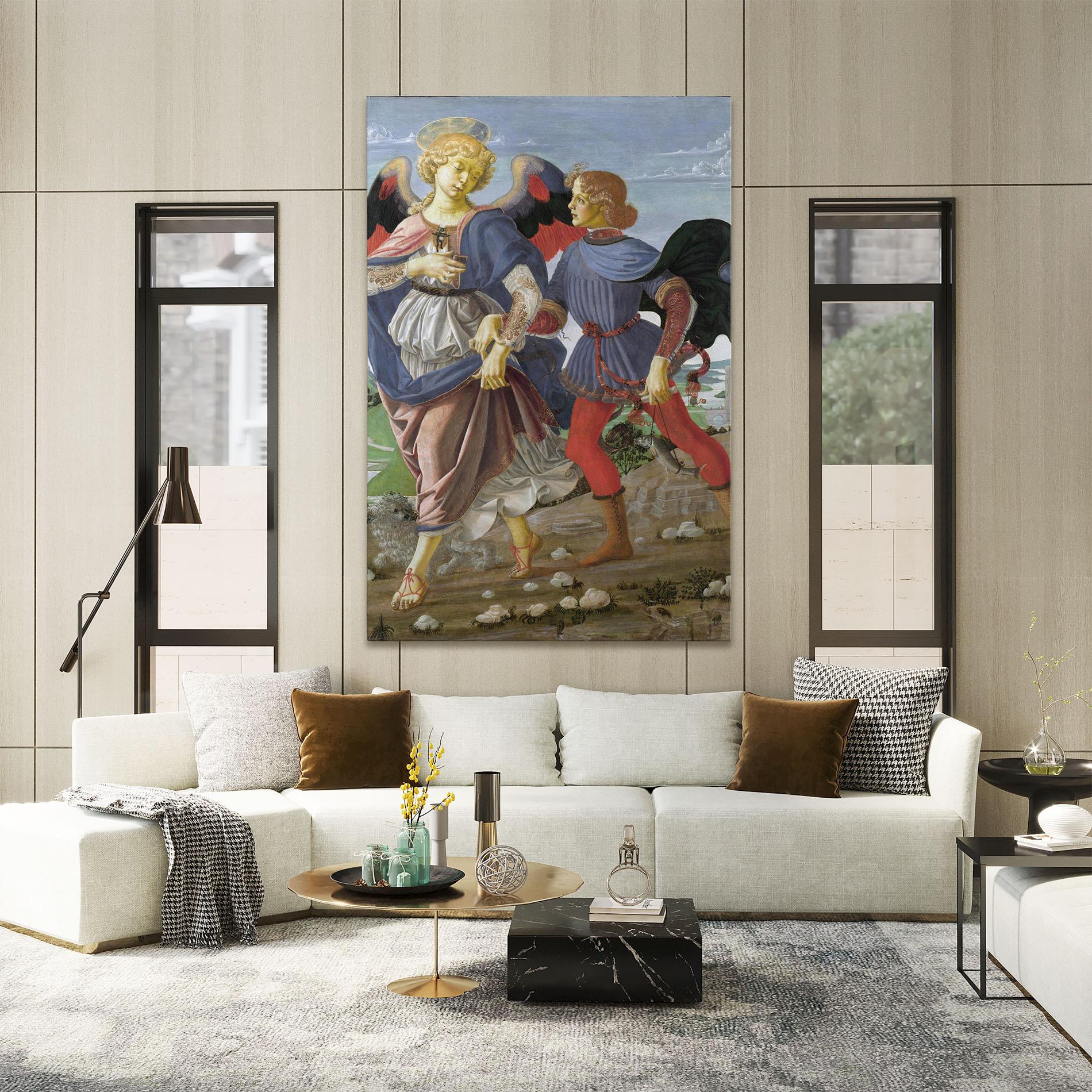 Vászonkép Tobias And The Angel mockup 2