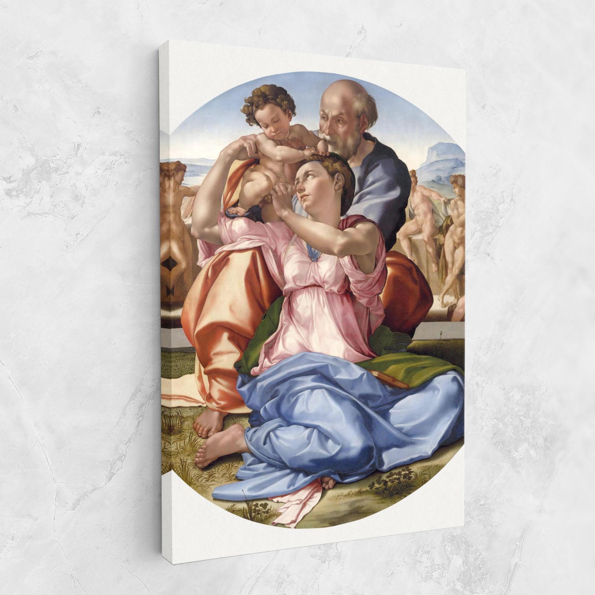 Vászonkép Doni Tondo mockup 1