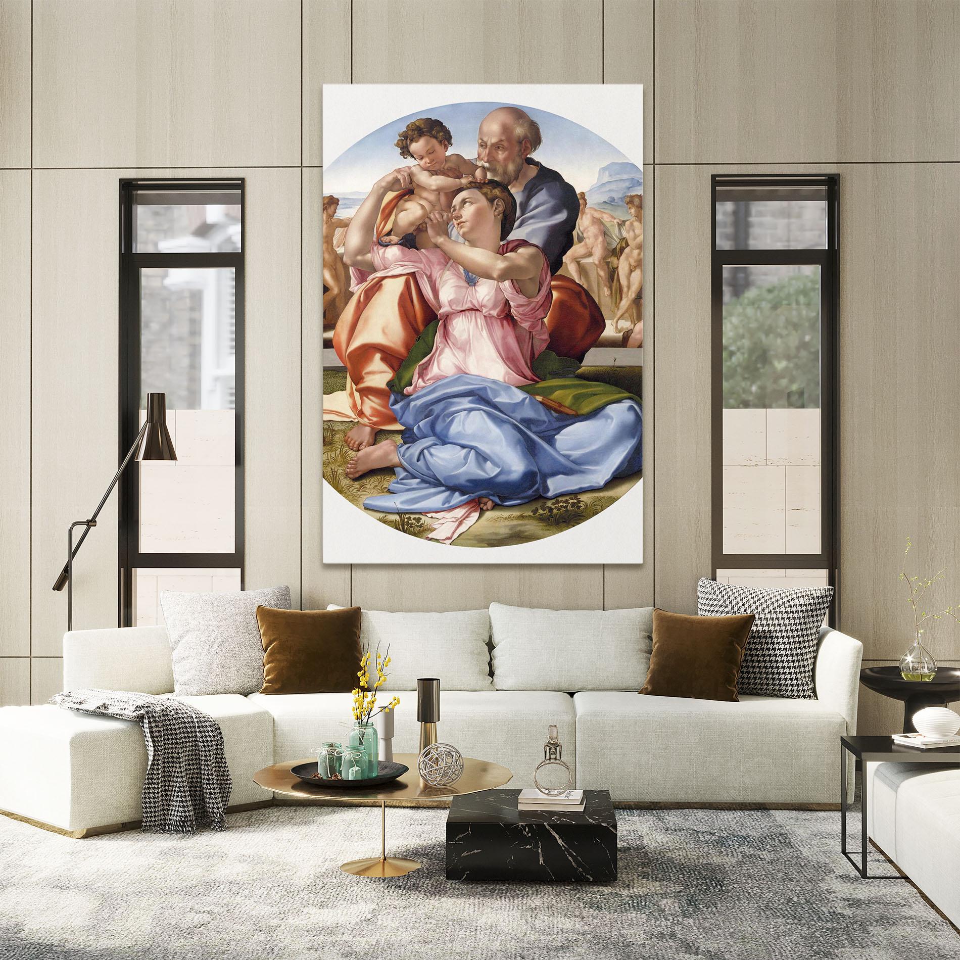 Vászonkép Doni Tondo mockup 2