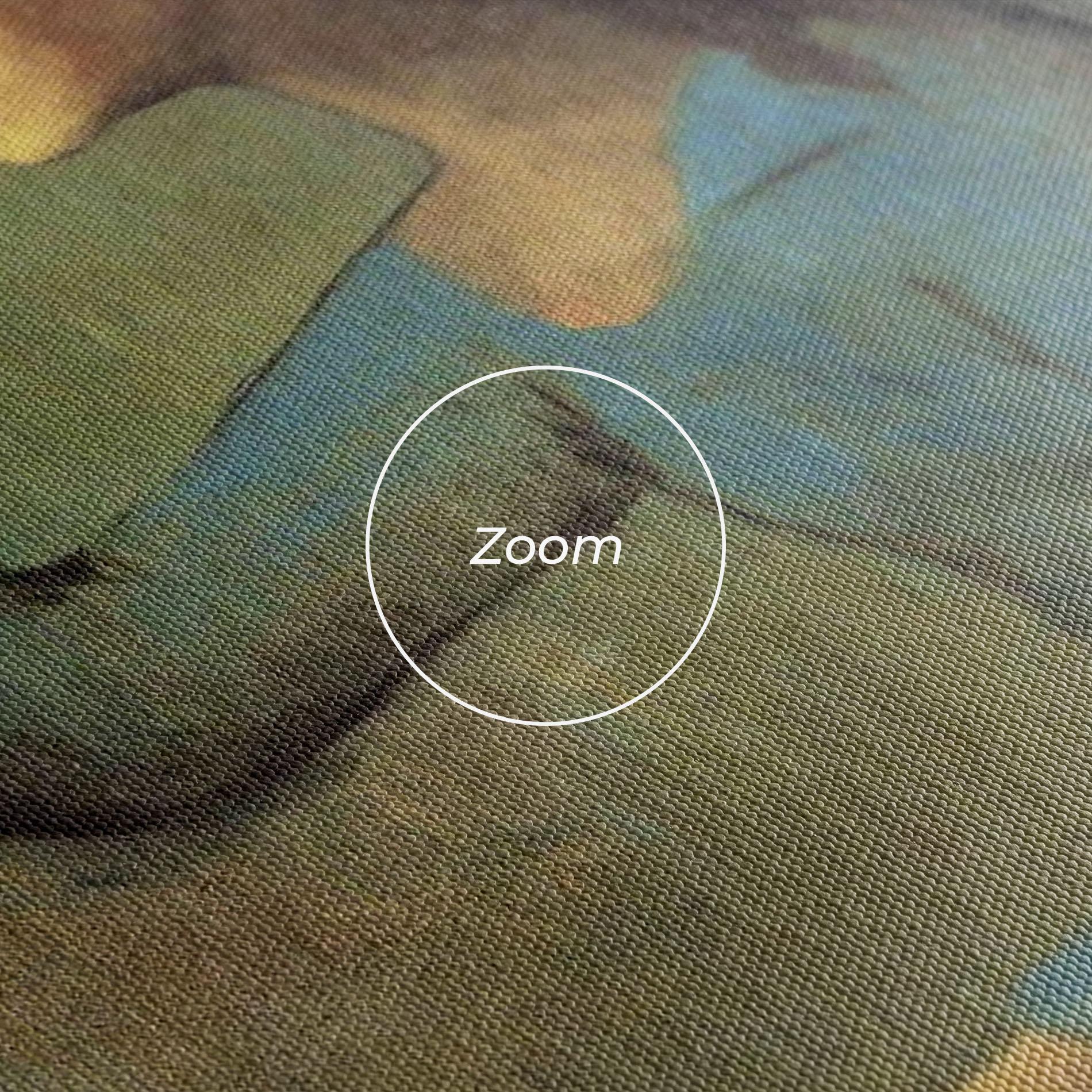 Vászonkép Lady With A Fan mockup 3