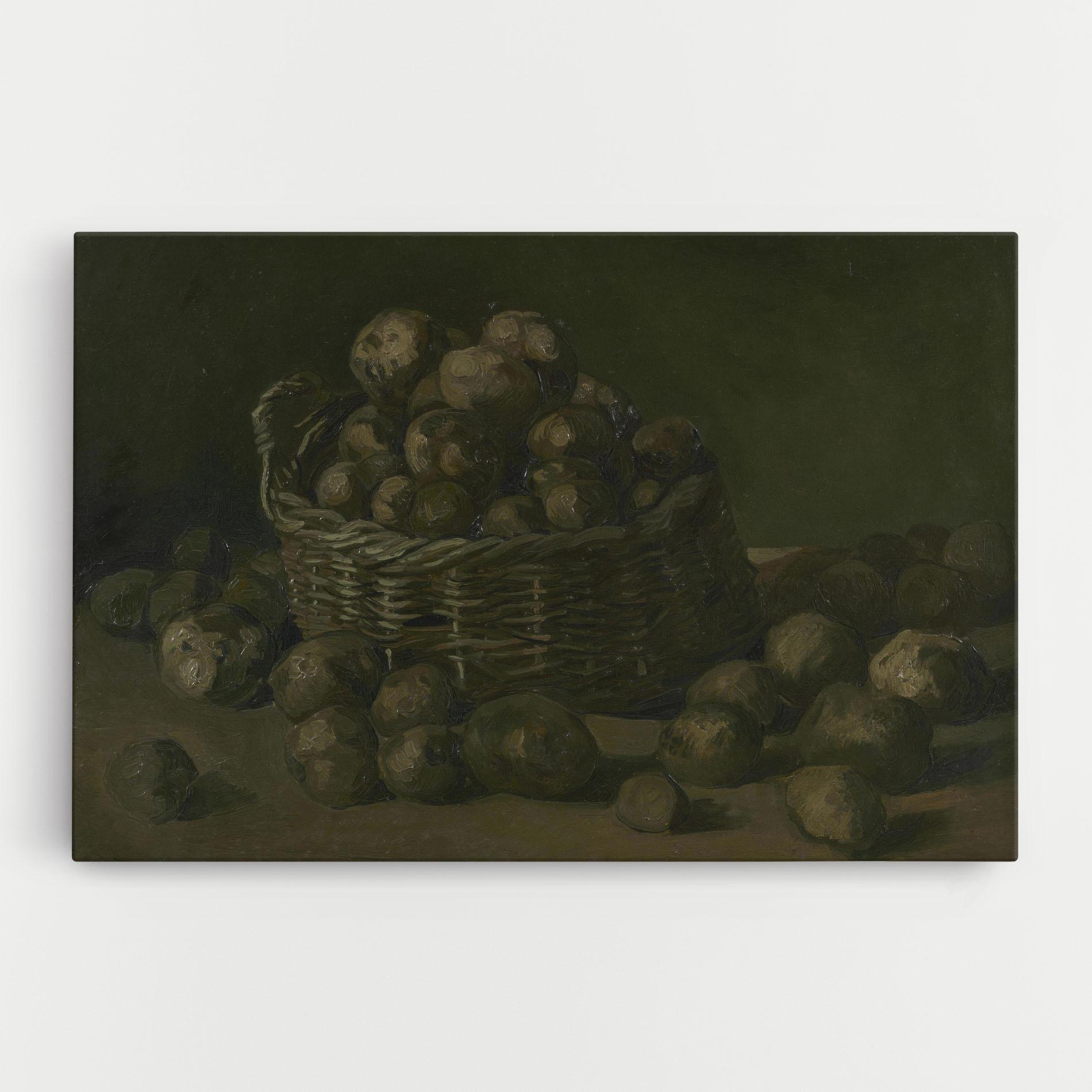 Vászonkép Mand Met Aardappels mockup 0