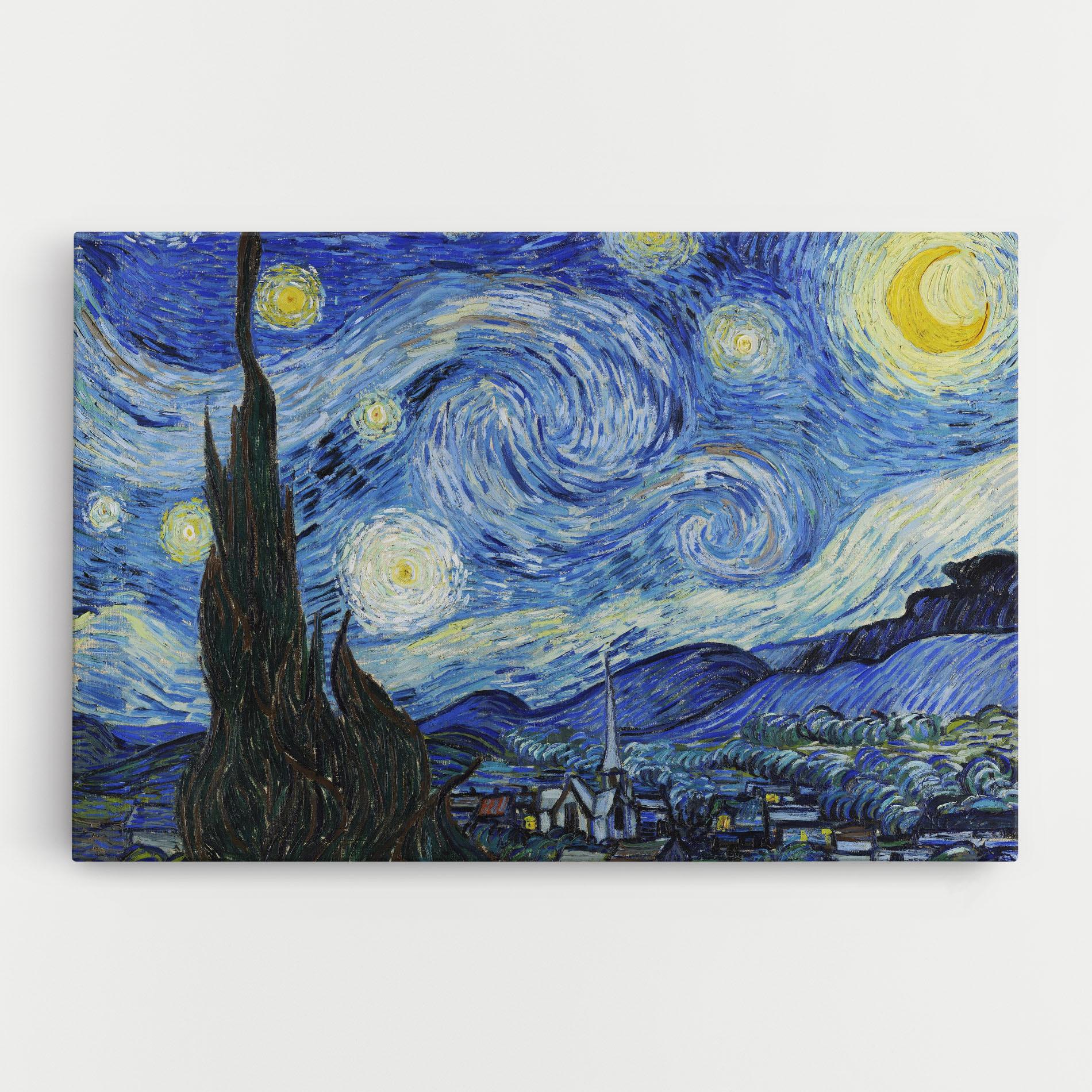 Vászonkép The Starry Night mockup 0