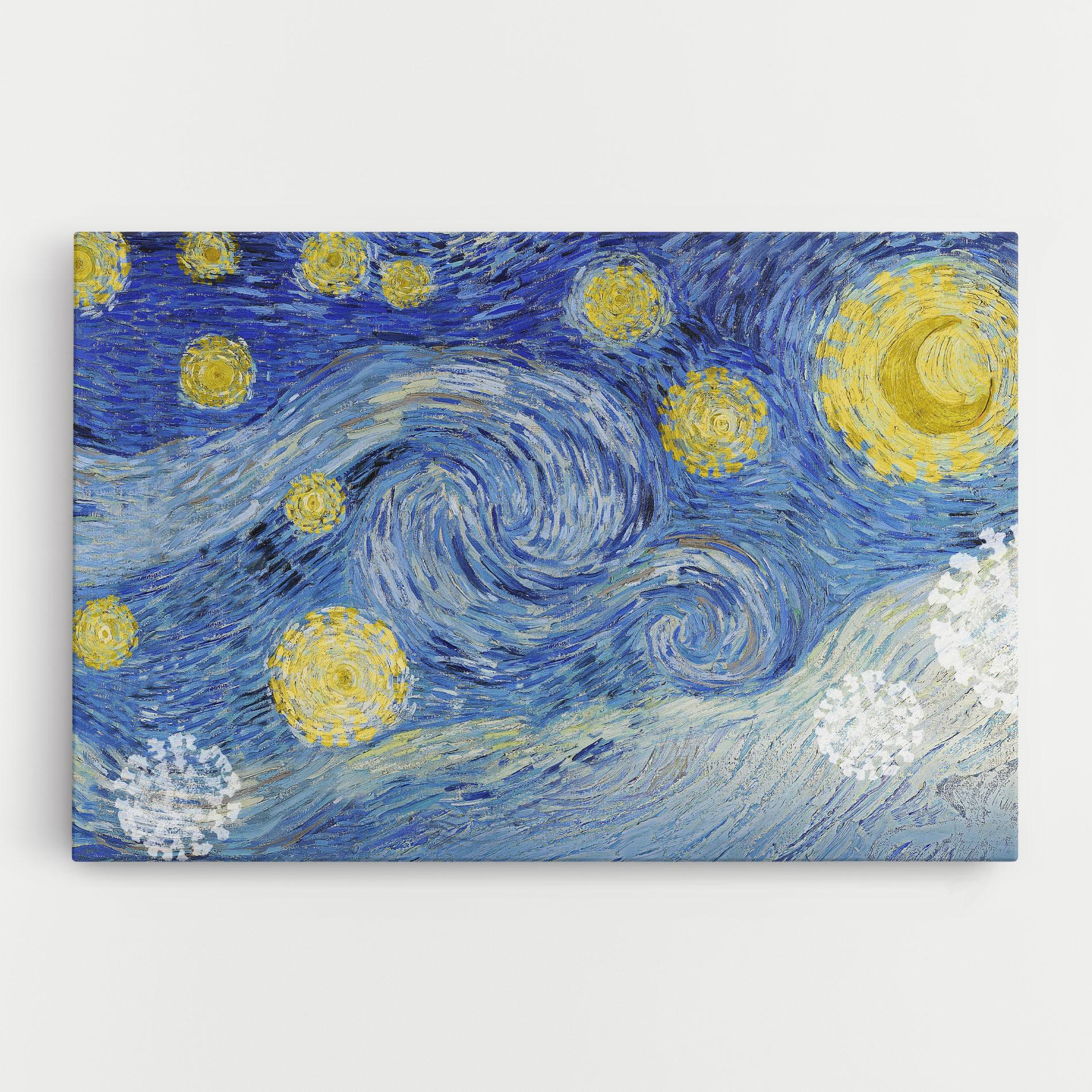 Vászonkép Van Gogh Starry Night mockup 0