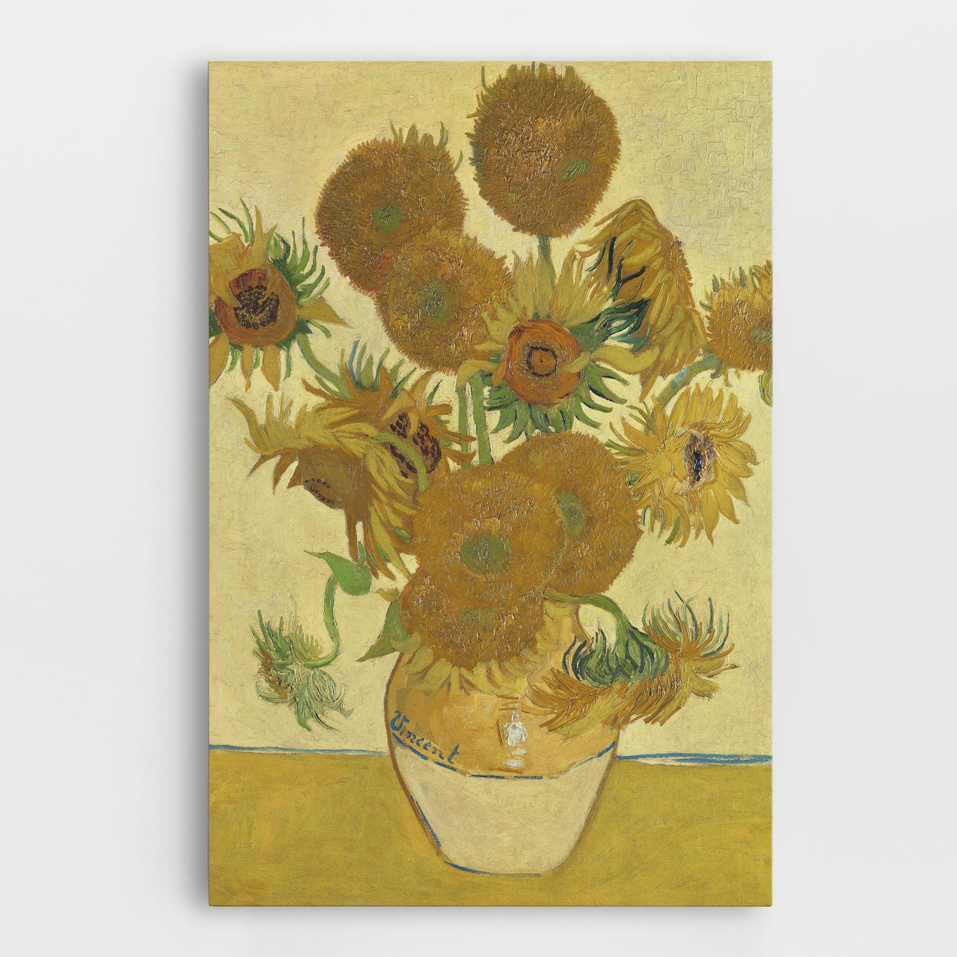 Vászonkép Sunflowers Vase Art mockup 0