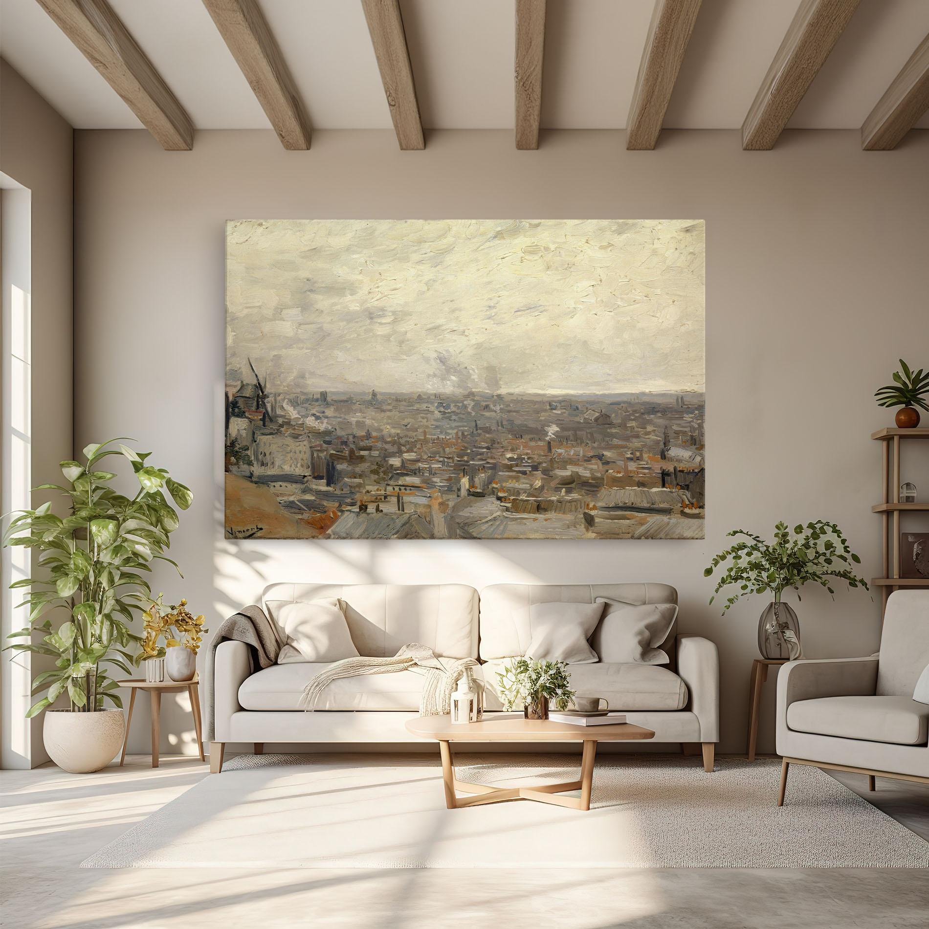 Vászonkép Desde Montmartre mockup 6