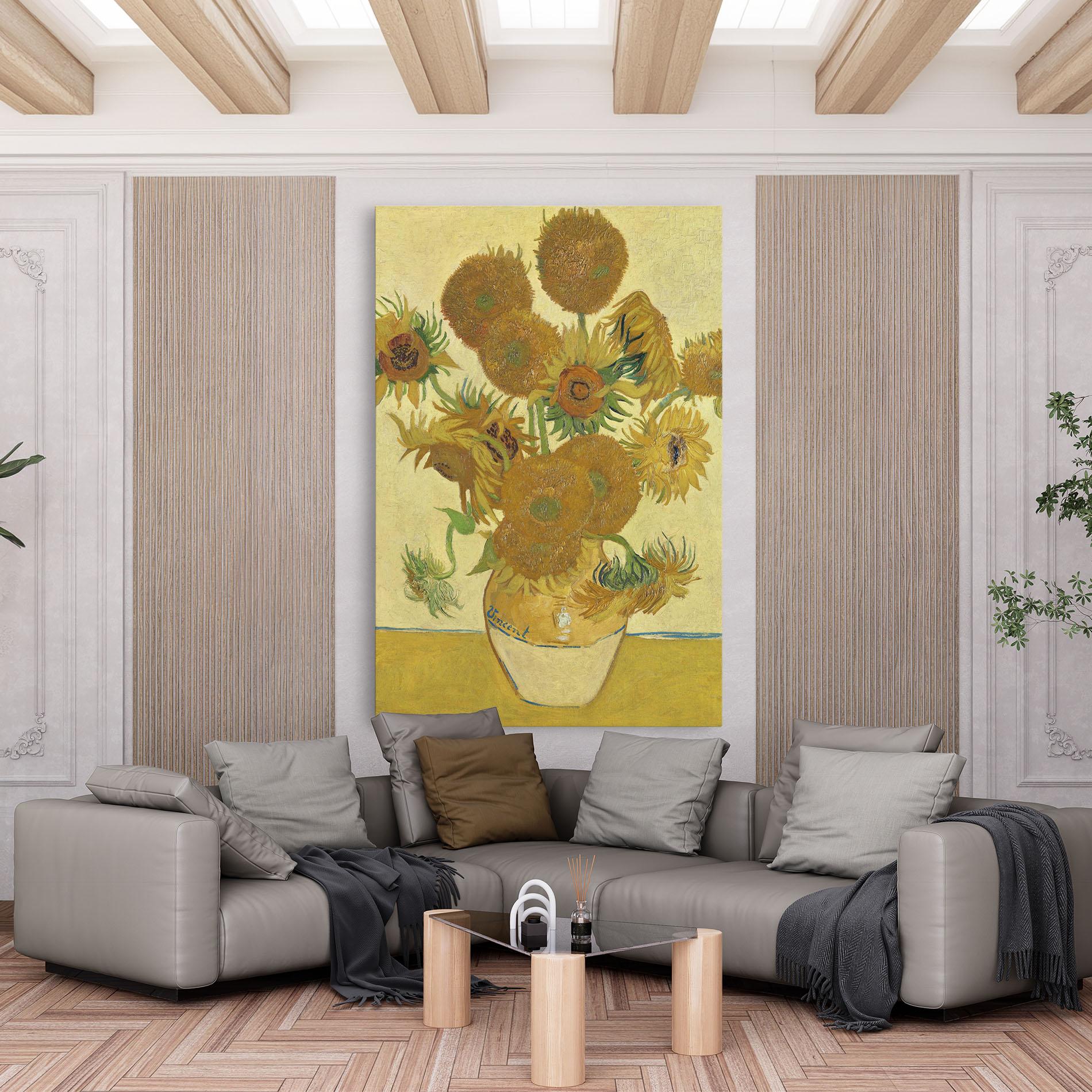 Vászonkép Sunflowers Vase Art mockup 6