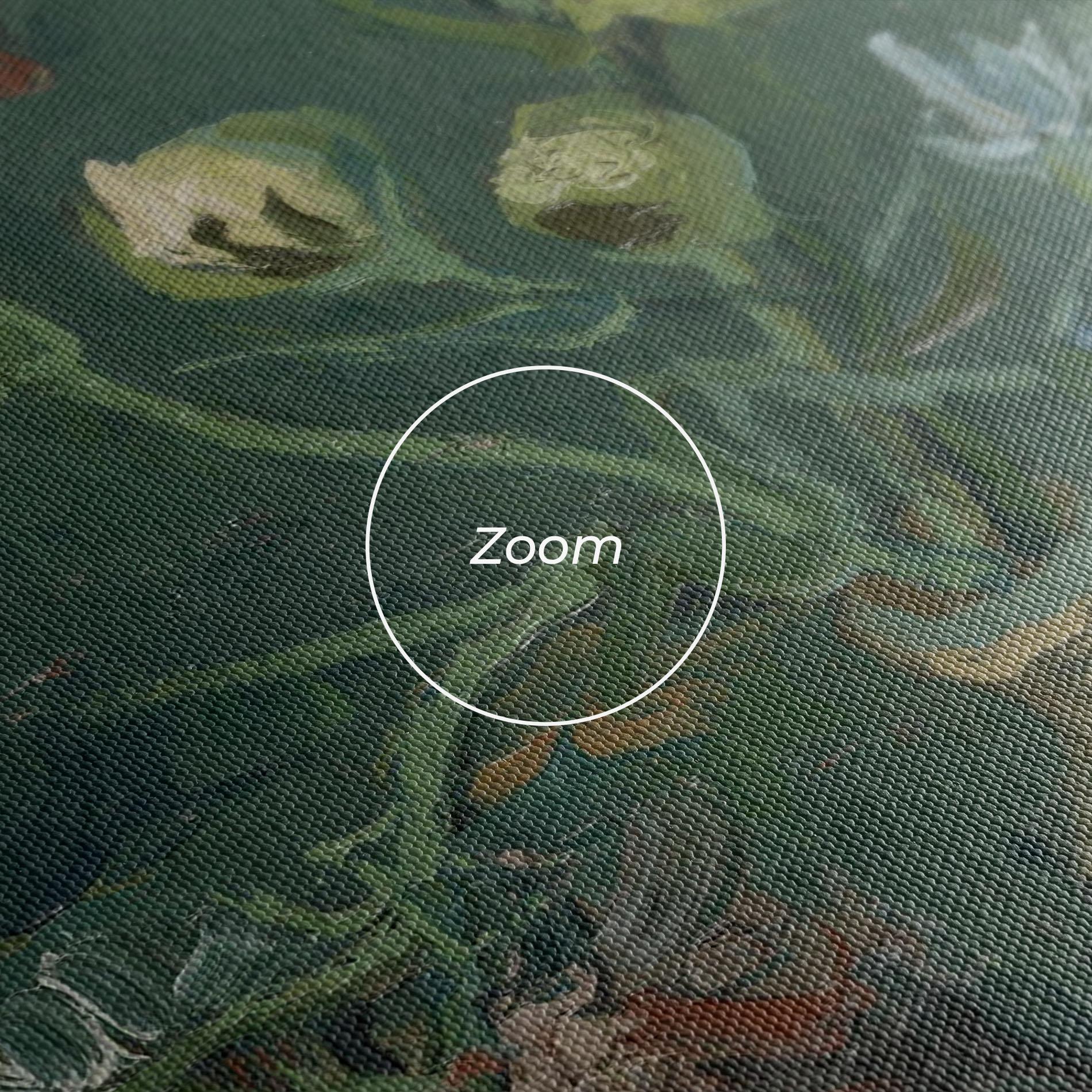 Vászonkép Flesje Met Pioenrozen mockup 3