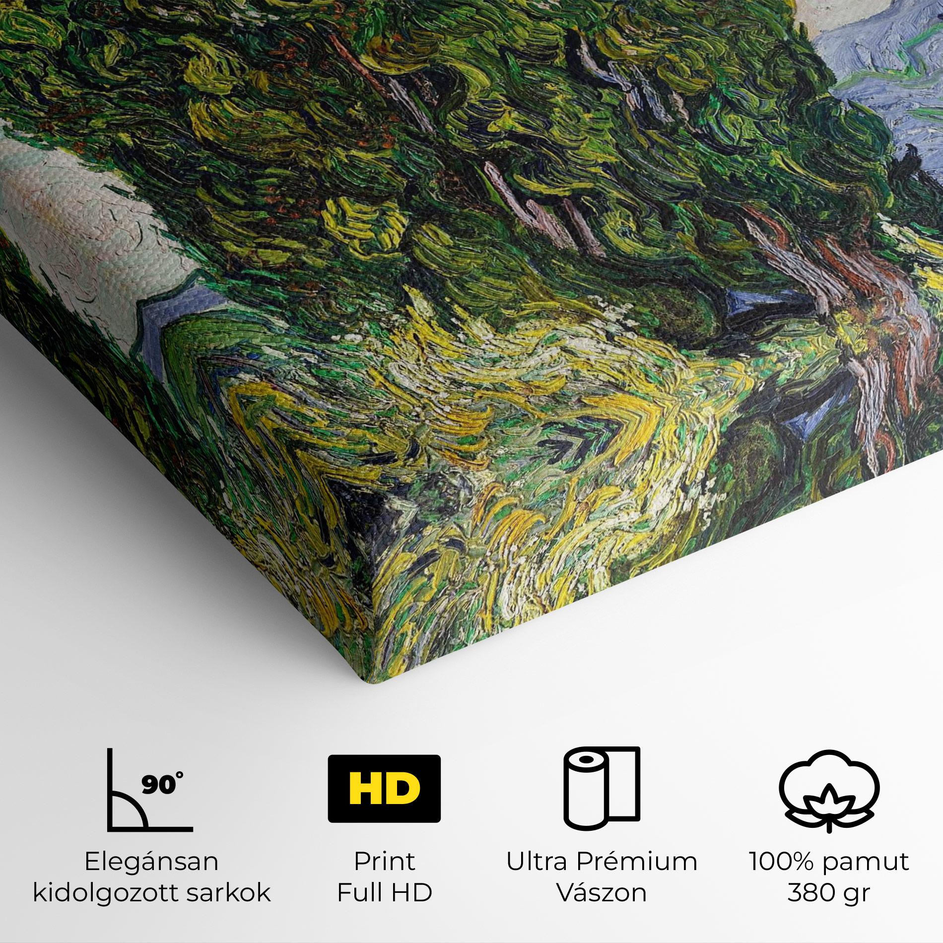 Vászonkép Cypresses mockup 4