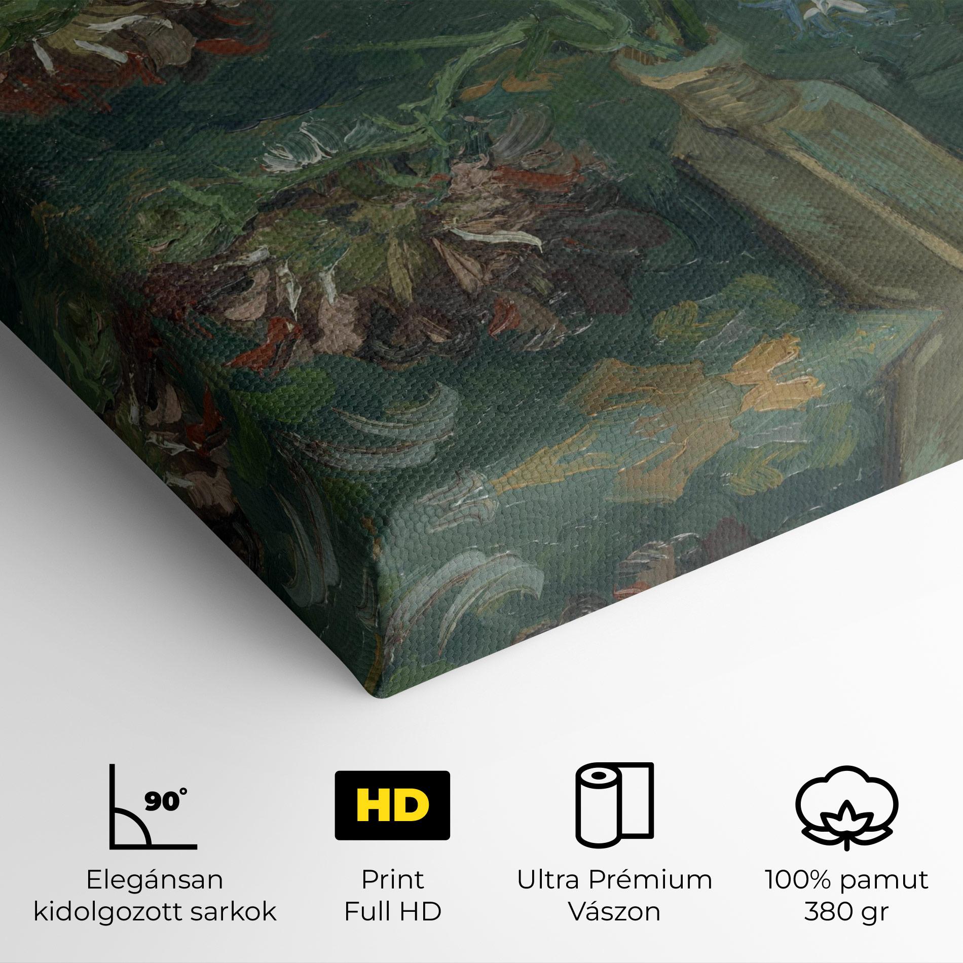 Vászonkép Flesje Met Pioenrozen mockup 4