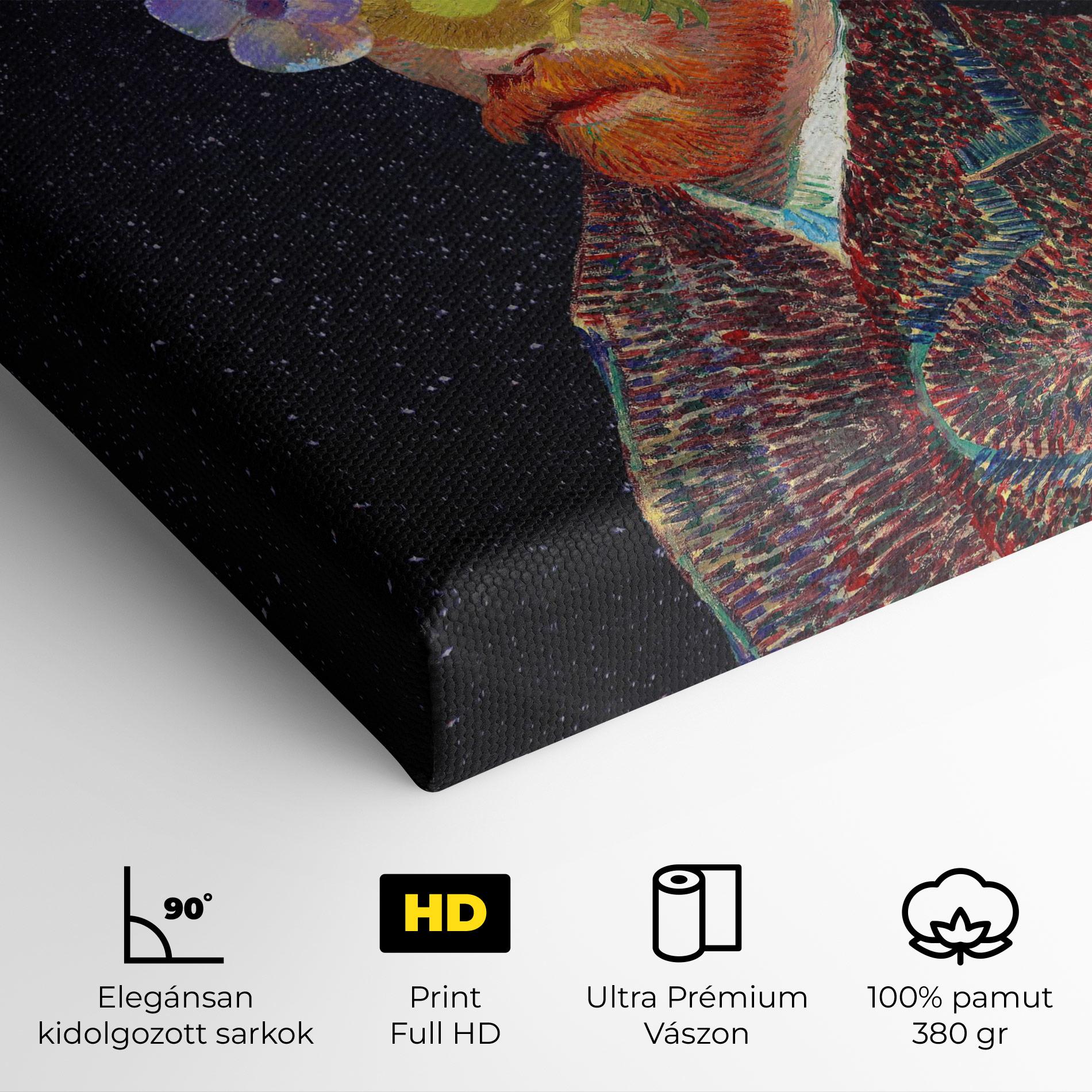 Vászonkép Flower Self Portrait mockup 4