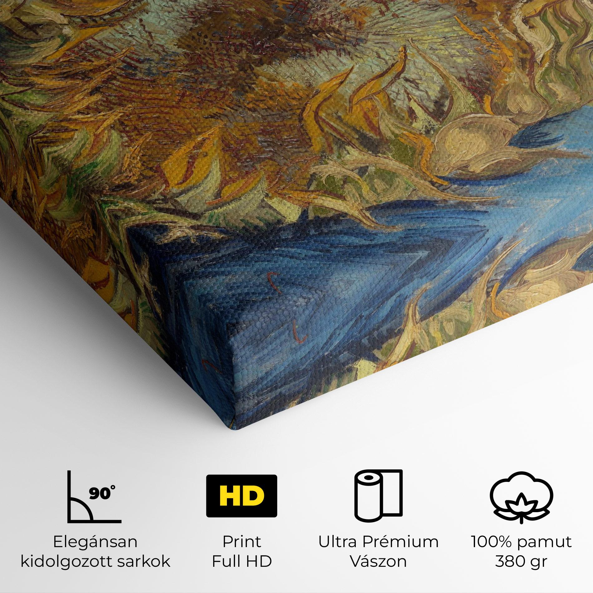 Vászonkép Sunflowers Van Gogh mockup 4