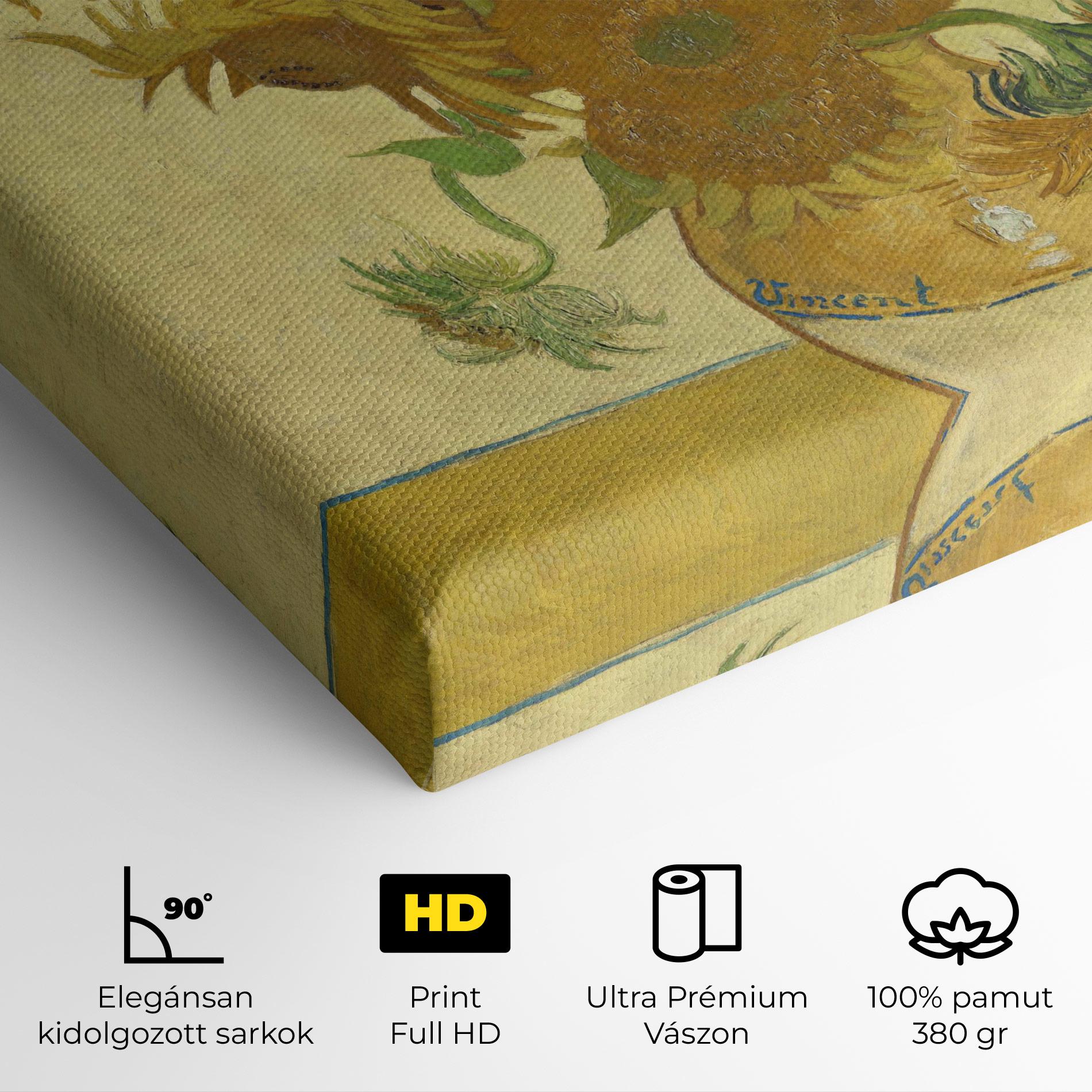 Vászonkép Sunflowers Vase Art mockup 4