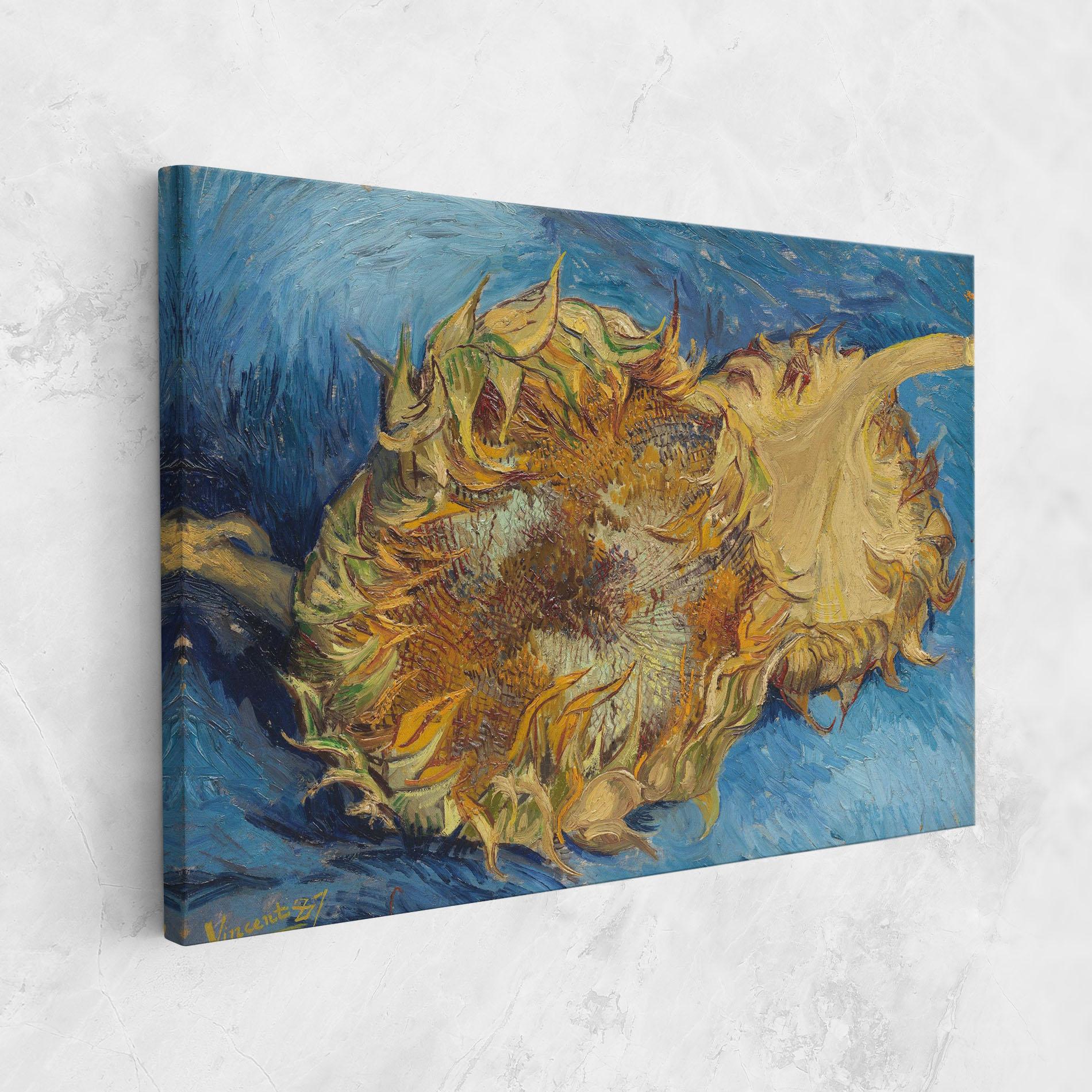 Vászonkép Sunflowers Van Gogh mockup 1