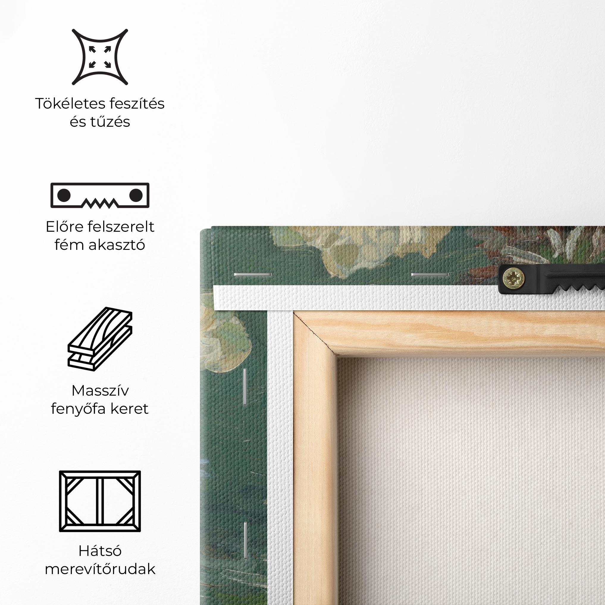 Vászonkép Flesje Met Pioenrozen mockup 5