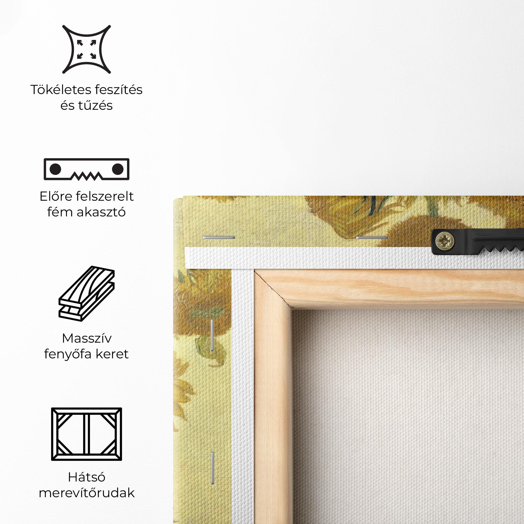 Vászonkép Sunflowers Vase Art mockup 5