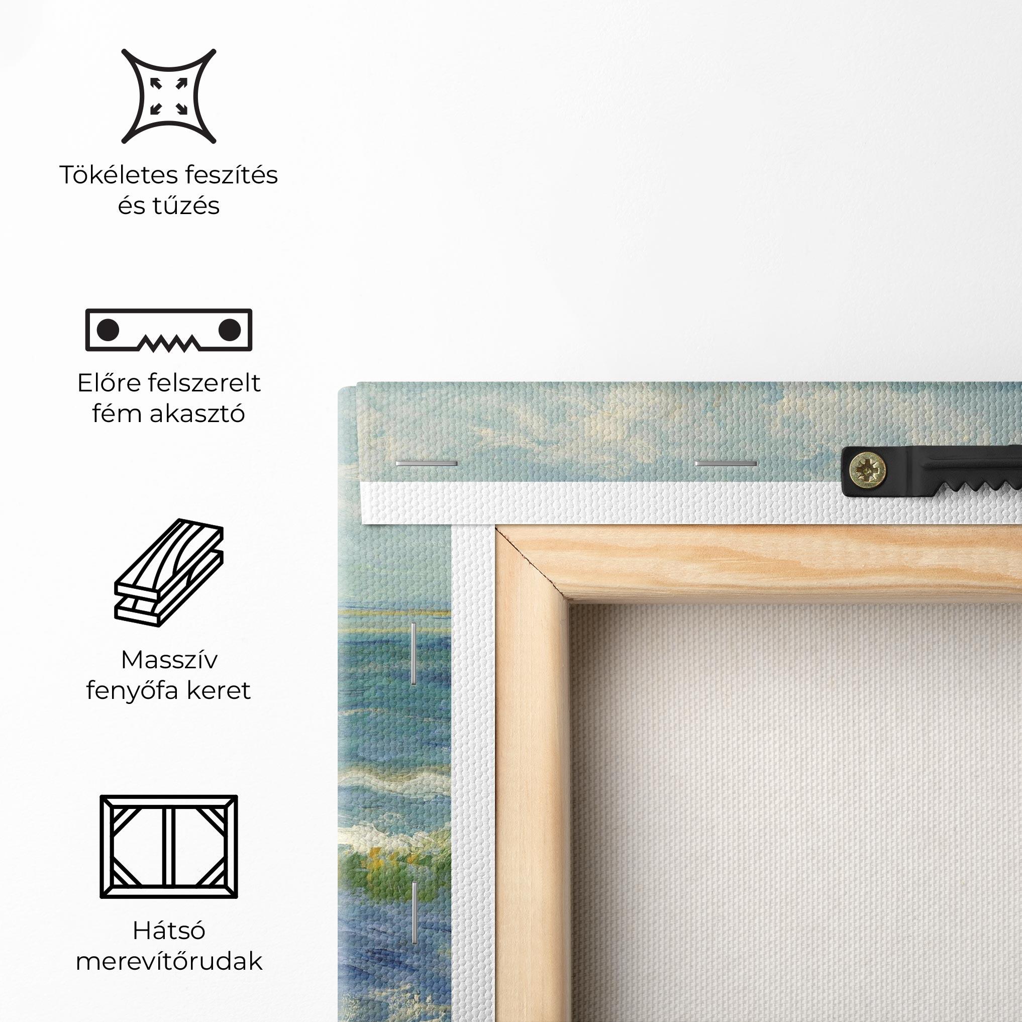 Vászonkép Zeegezicht Saintes Maries mockup 5