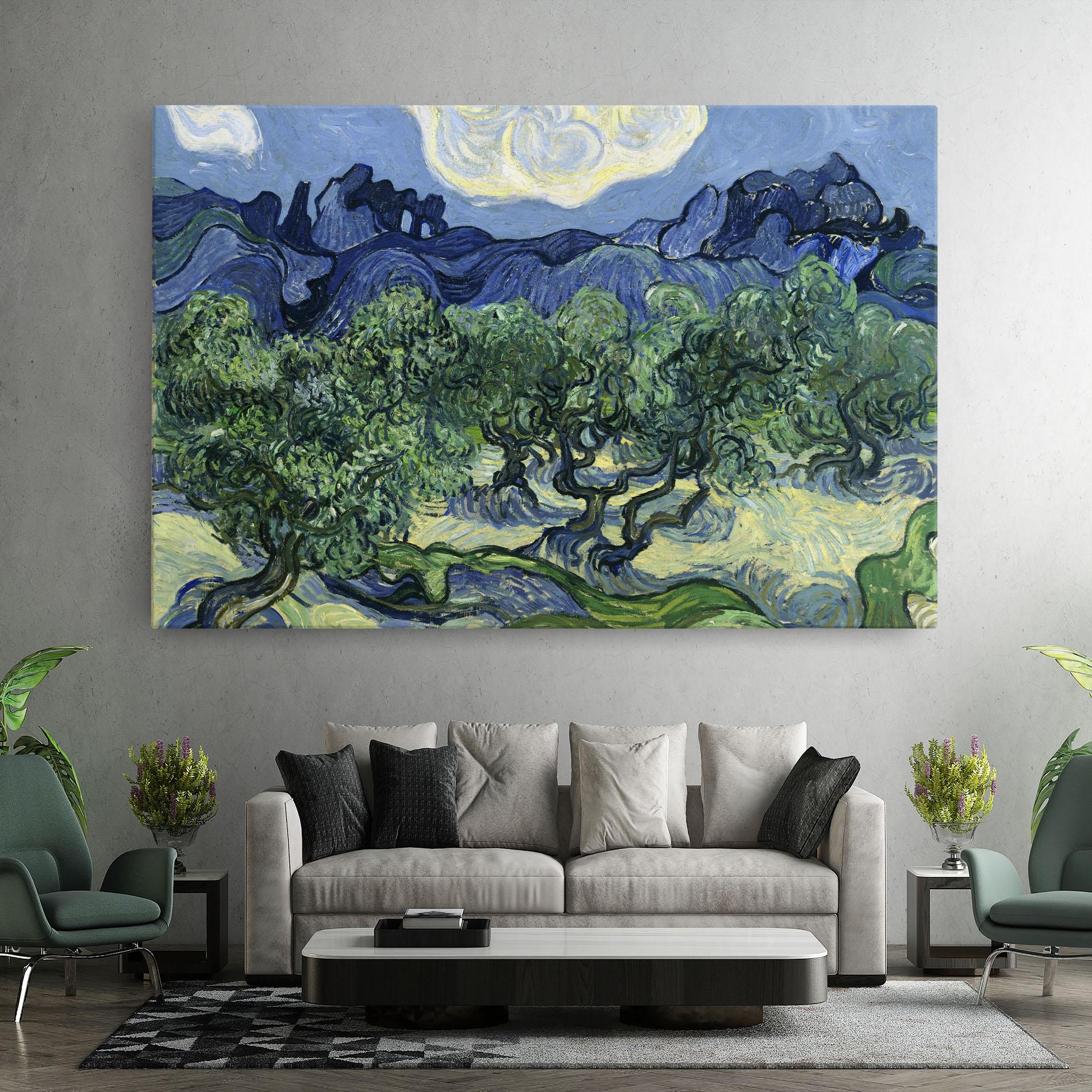 Vászonkép Olive Trees Alpilles mockup 7