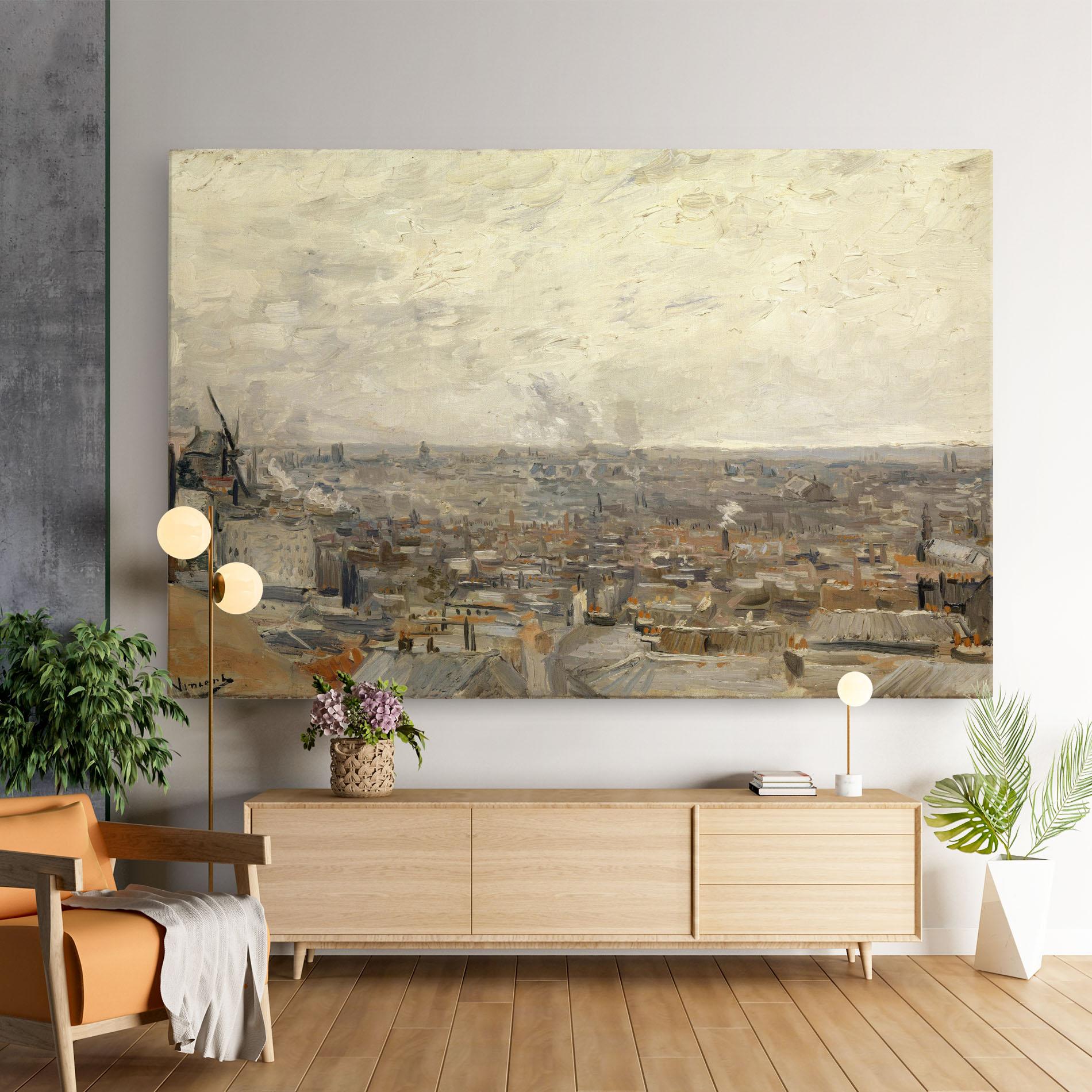 Vászonkép Desde Montmartre mockup 9