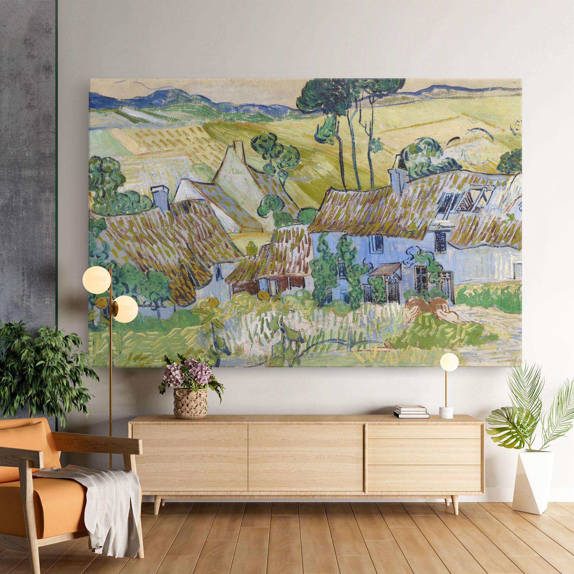 Vászonkép Farms Near Auvers mockup 9