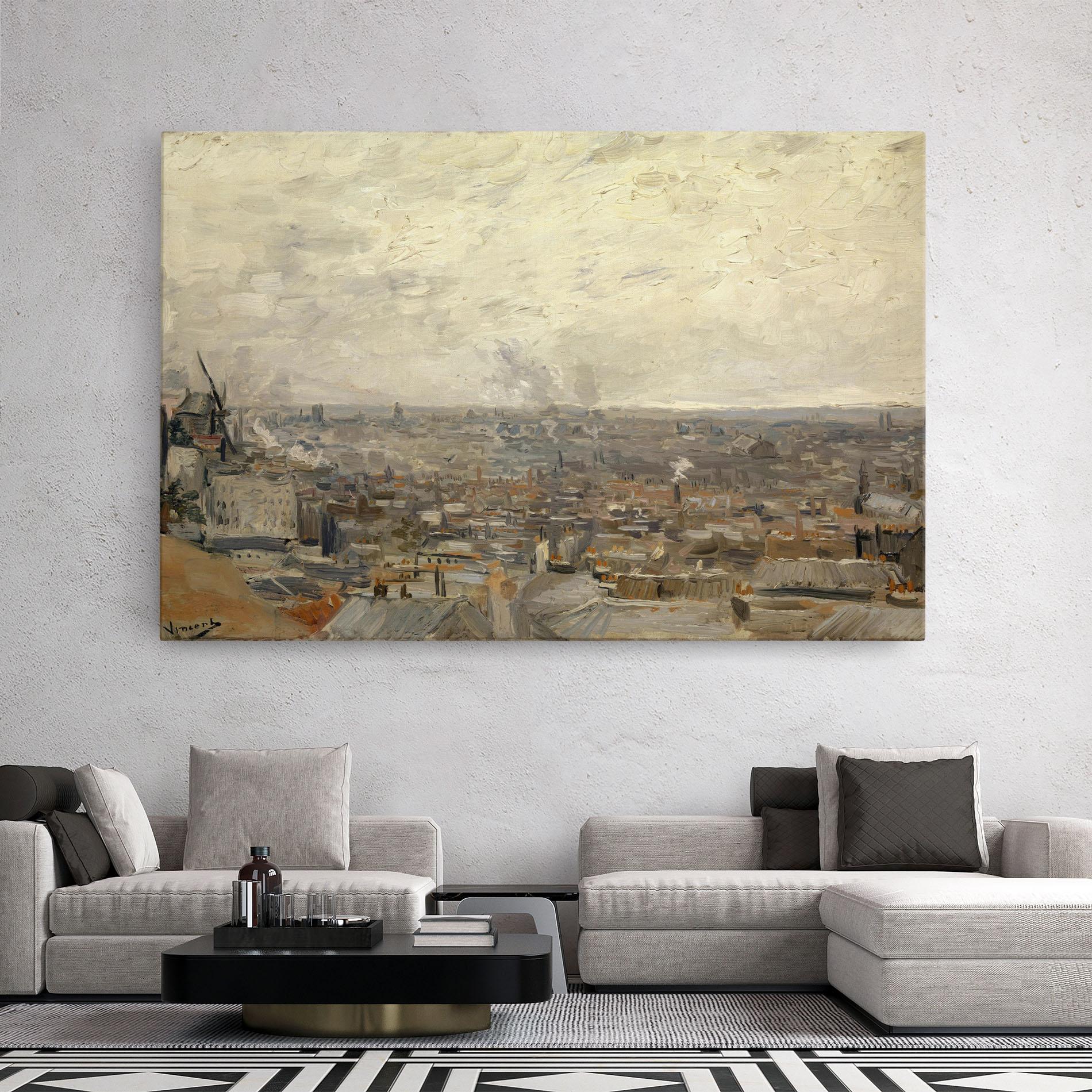 Vászonkép Desde Montmartre mockup 2