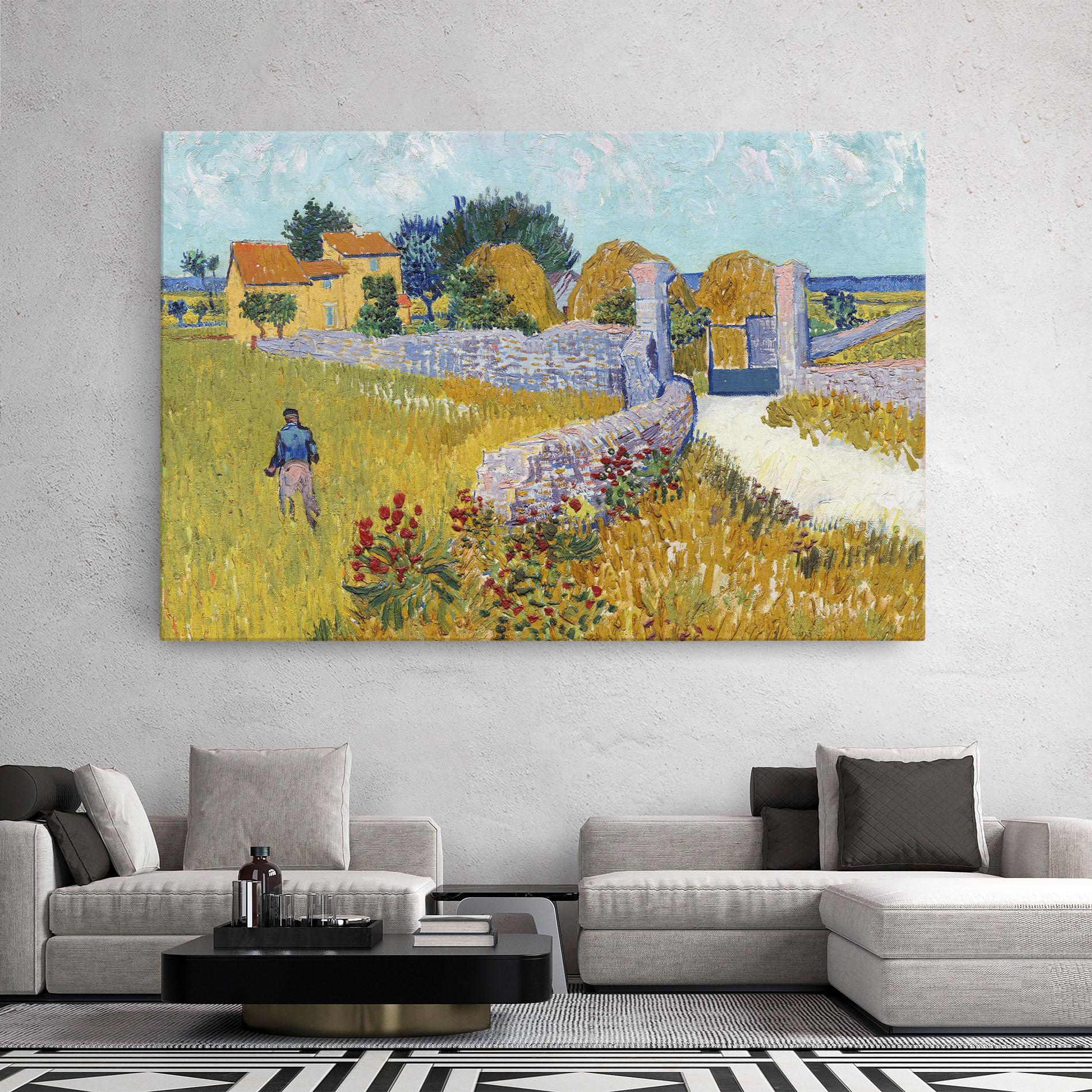 Vászonkép Farmhouse In Provence mockup 2