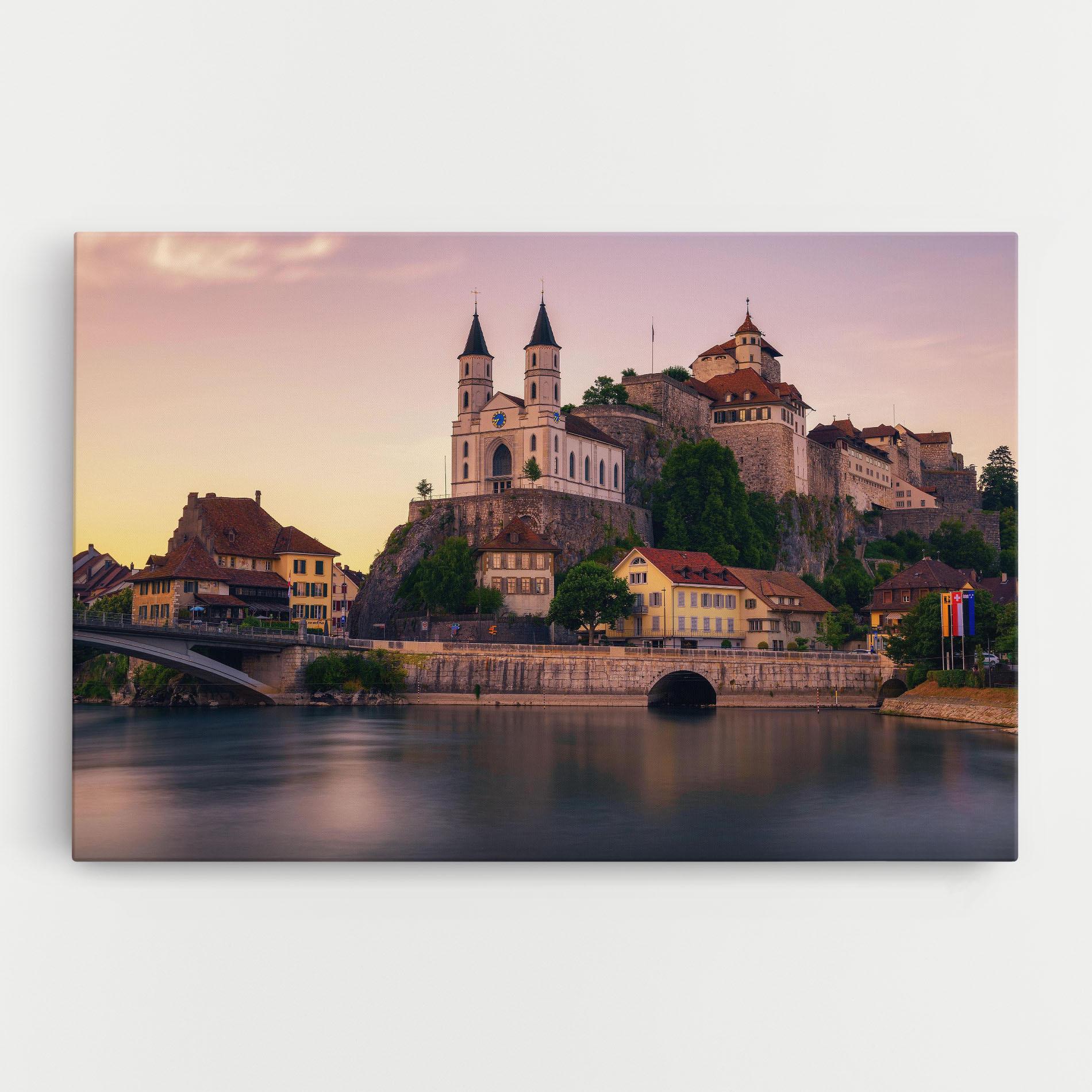 Vászonkép Aarburg Castle mockup 0