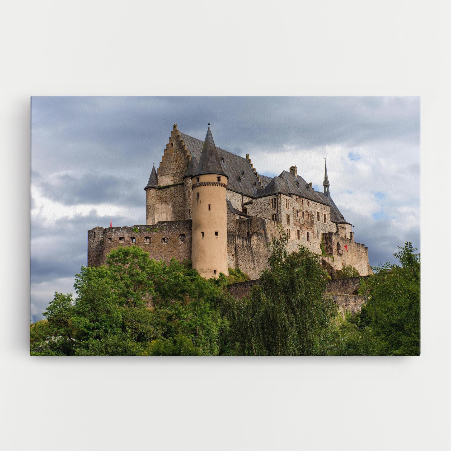 Vászonkép Castle Vianden mockup 0