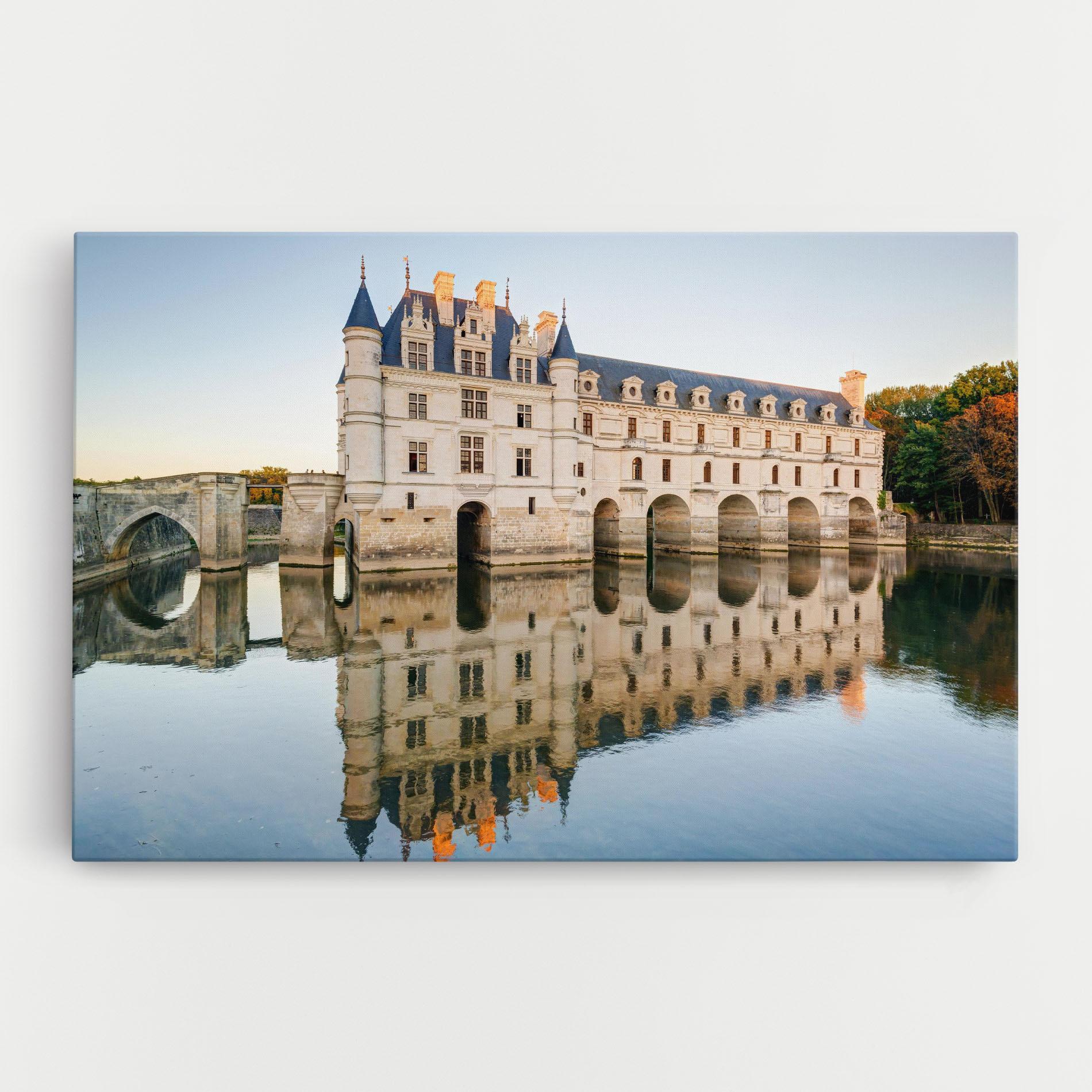 Vászonkép Chateau Chenonceau Castle mockup 0