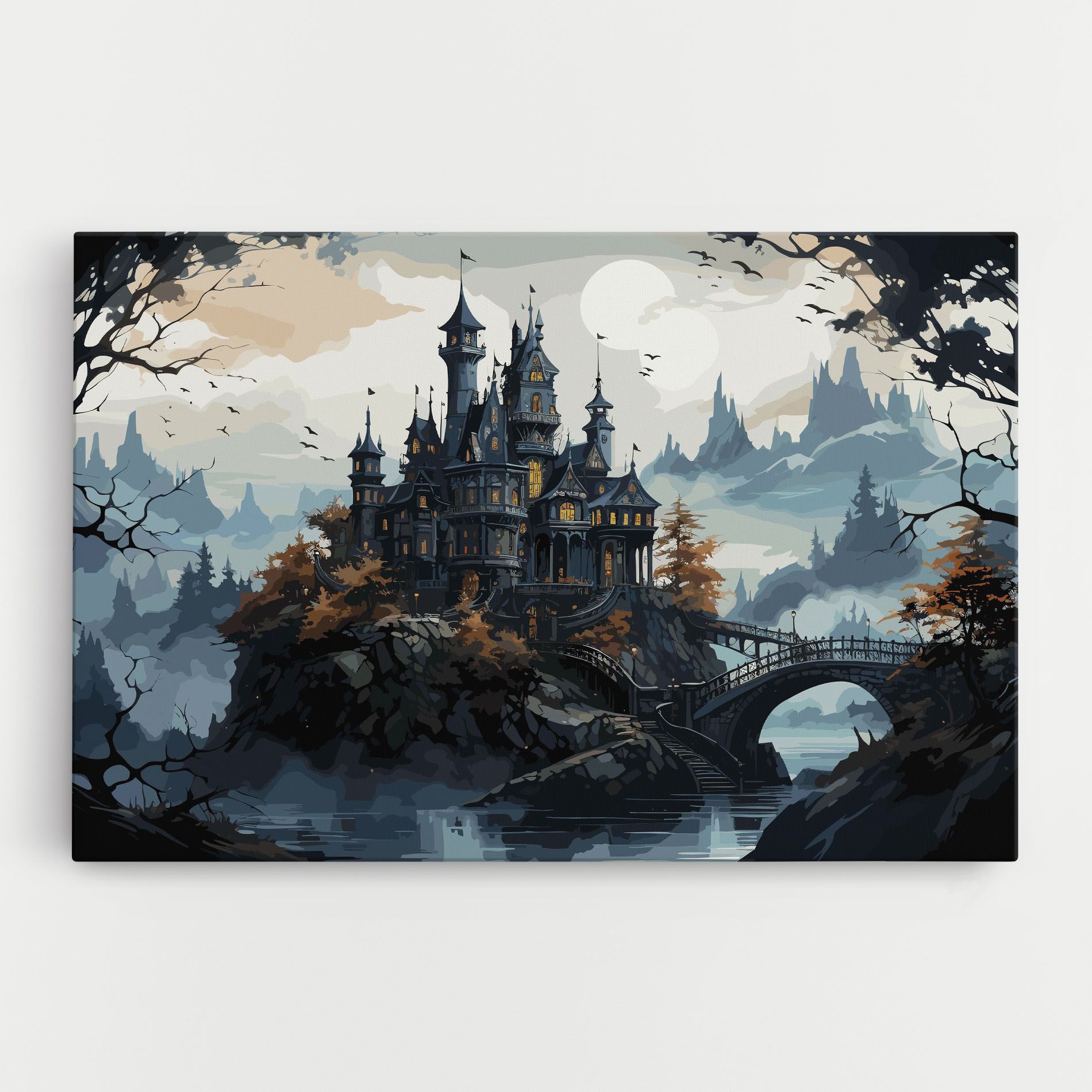 Grey Big Castle mockup 0