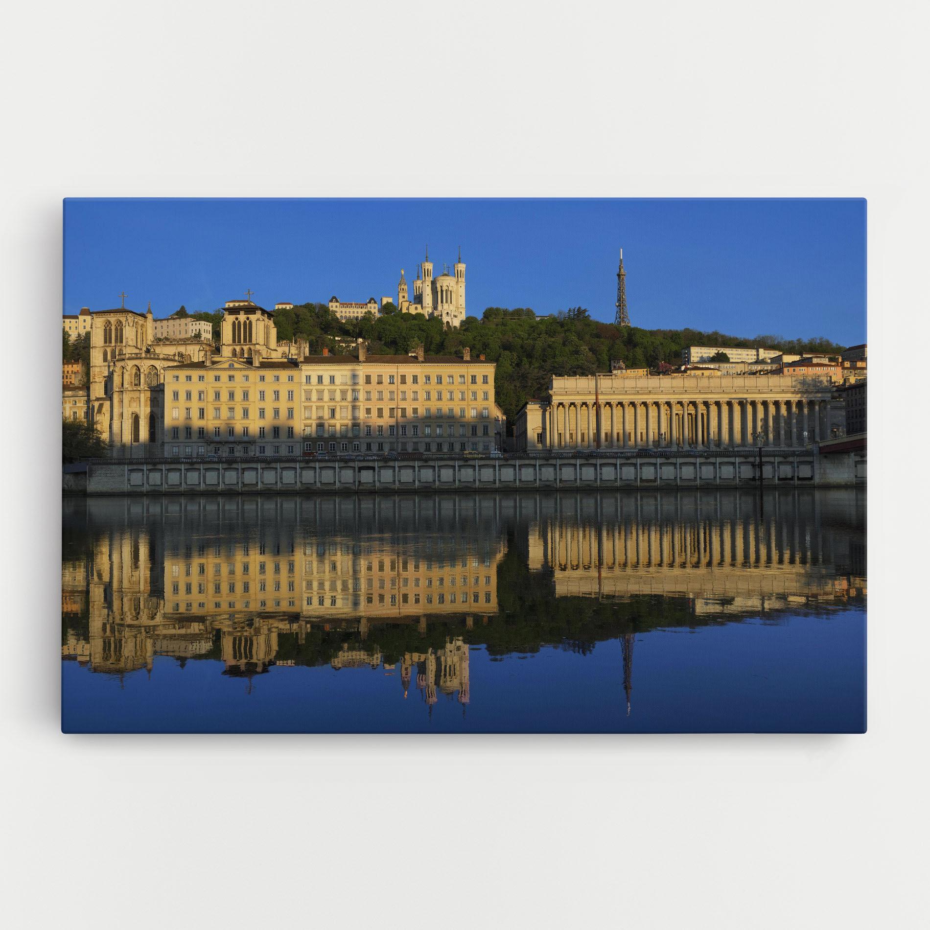 Vászonkép Lyon France mockup 0